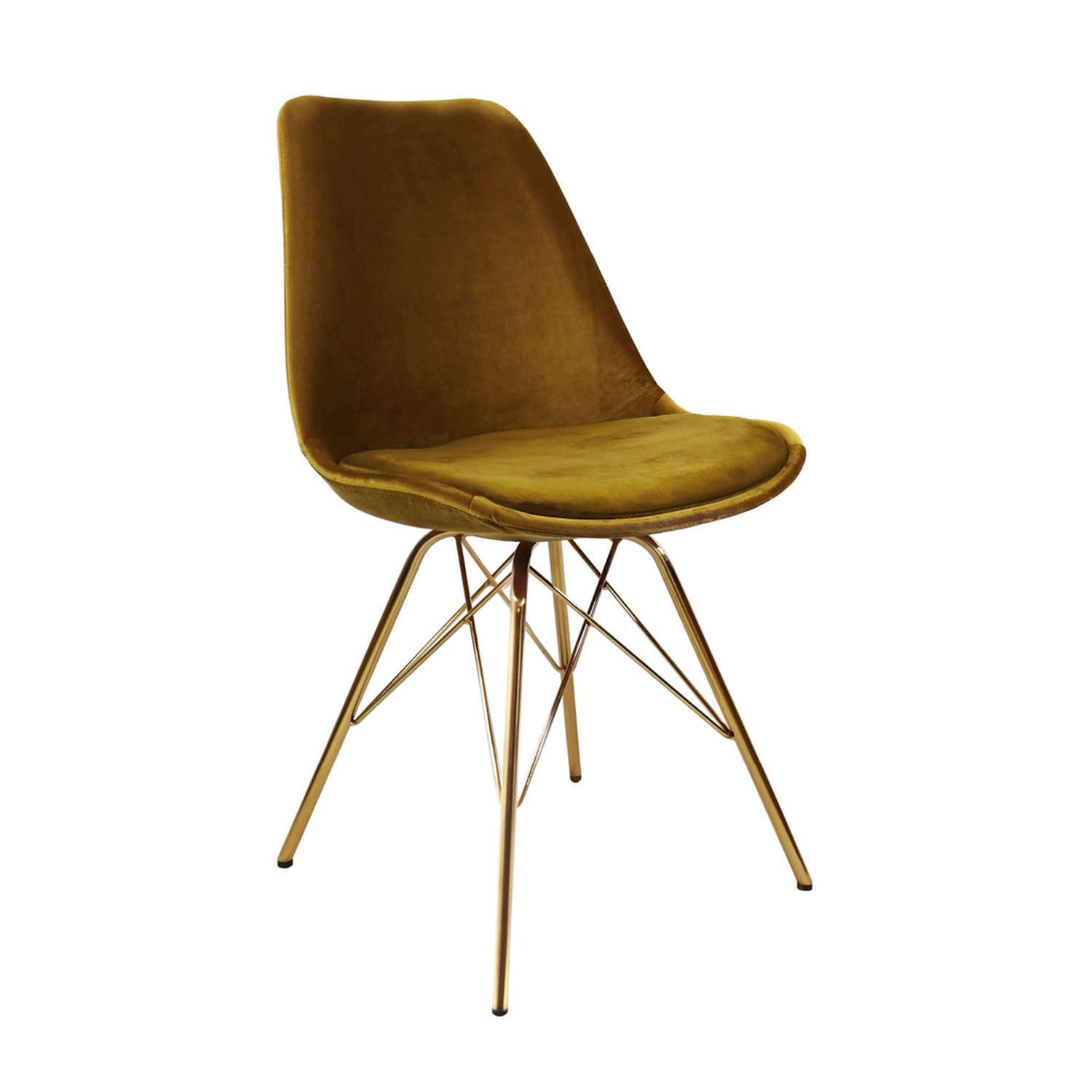 Esszimmerstuhl Velvet - Gold-Esszimmerstuhl-le canapé