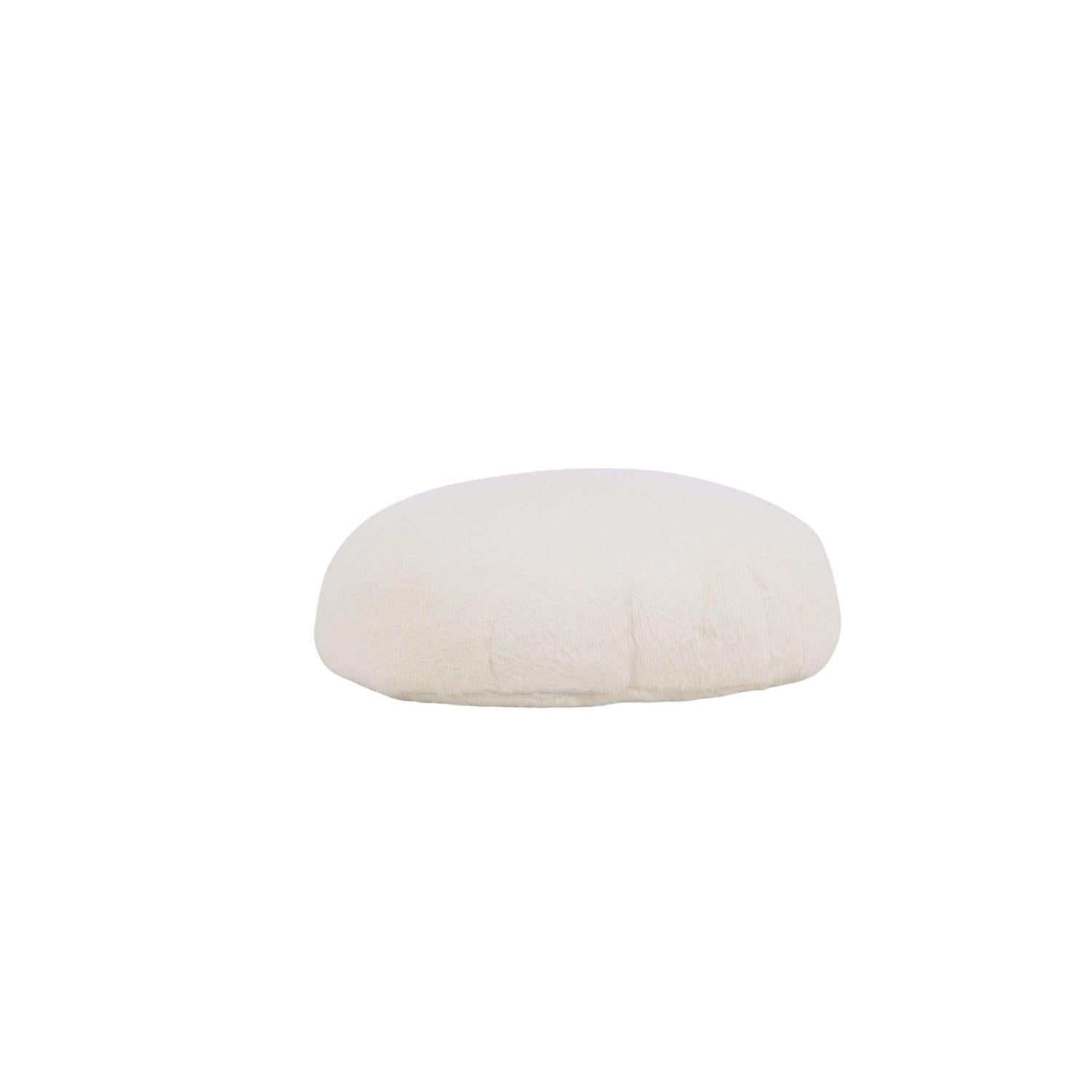 Kinder Pouf Ruston aus Lammwolle - Weiß-Poufs-Venture Home-le canapé