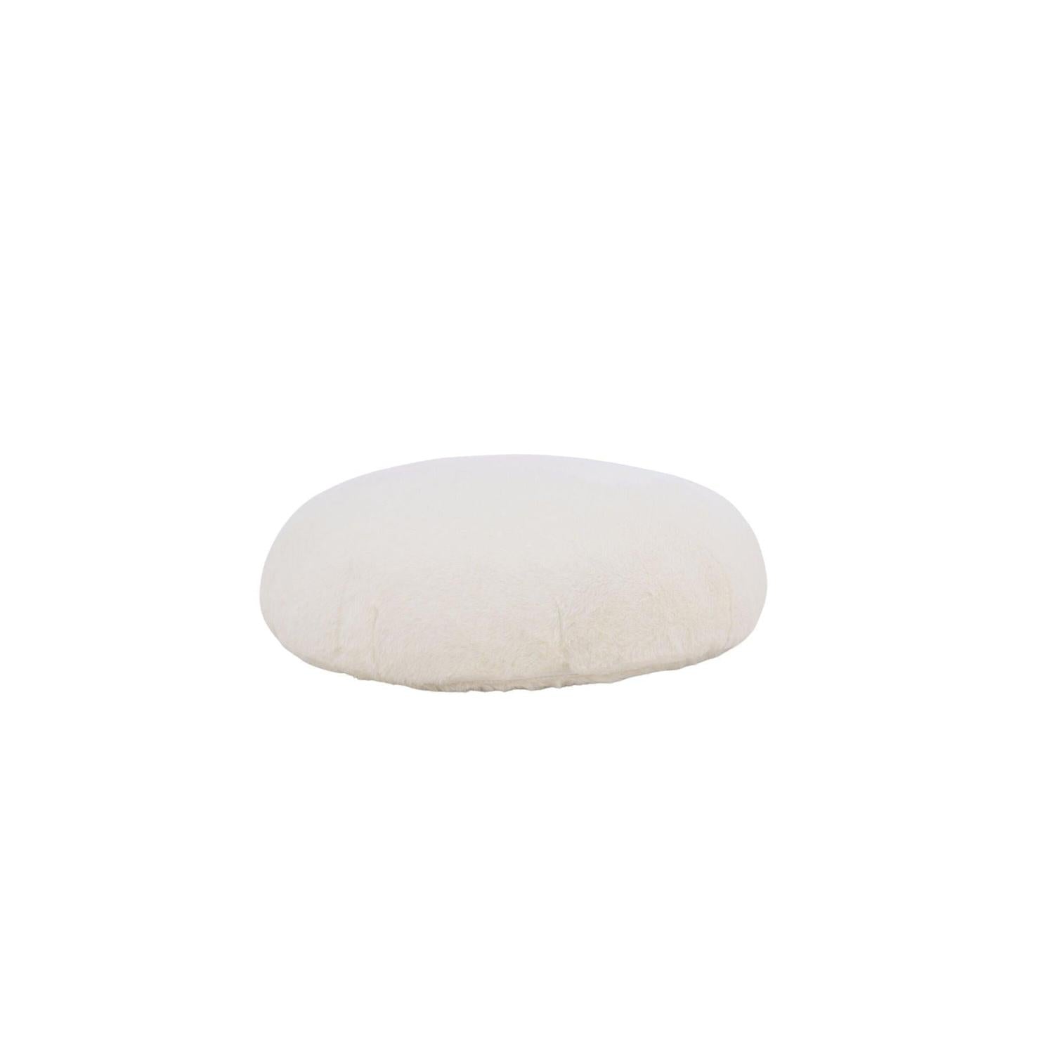 Kinder Pouf Ruston aus Lammwolle - Weiß-Poufs-Venture Home-le canapé