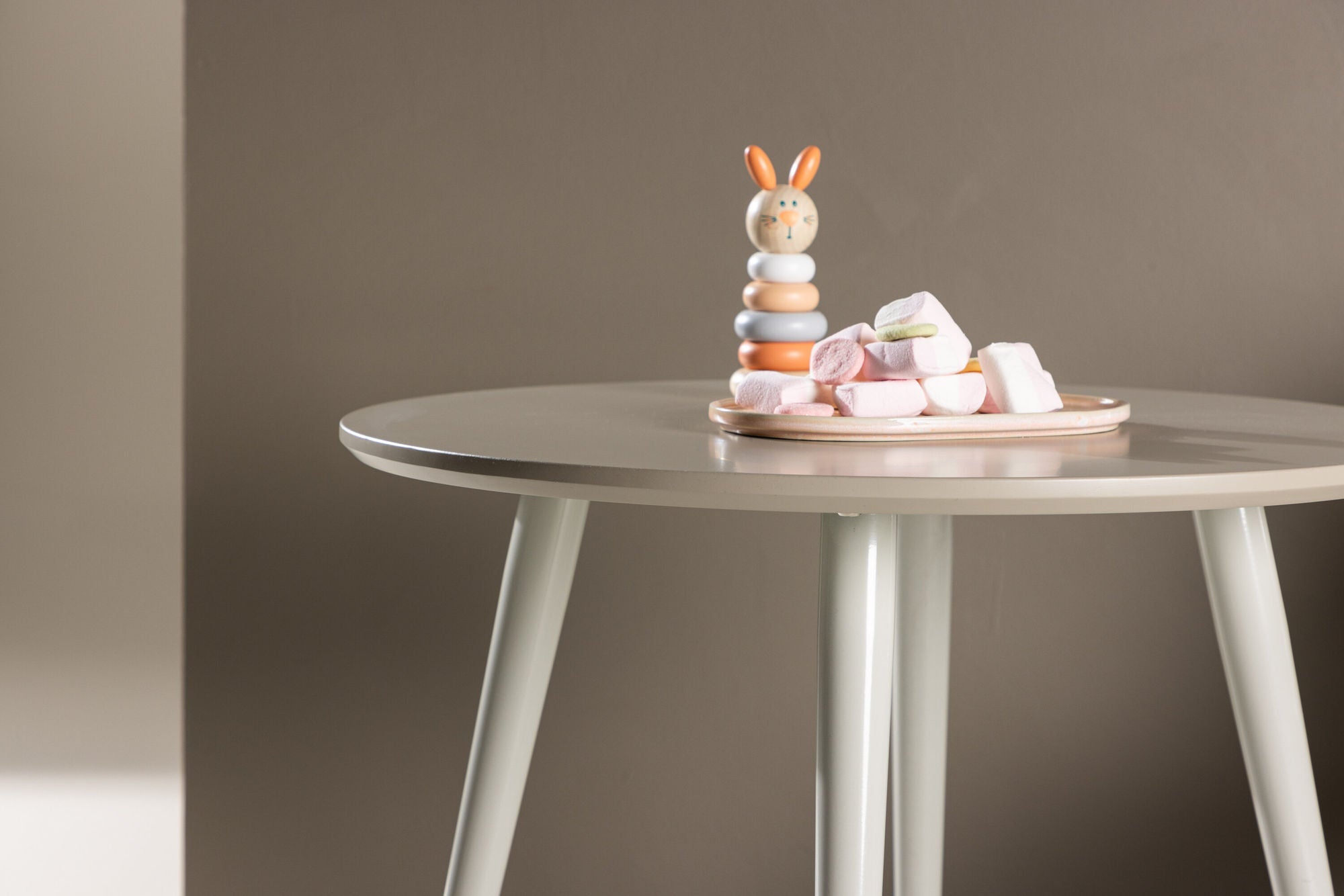 Kindertisch Plaza ø60cm - Beige / MDF (FSC 100%)Kindertisch