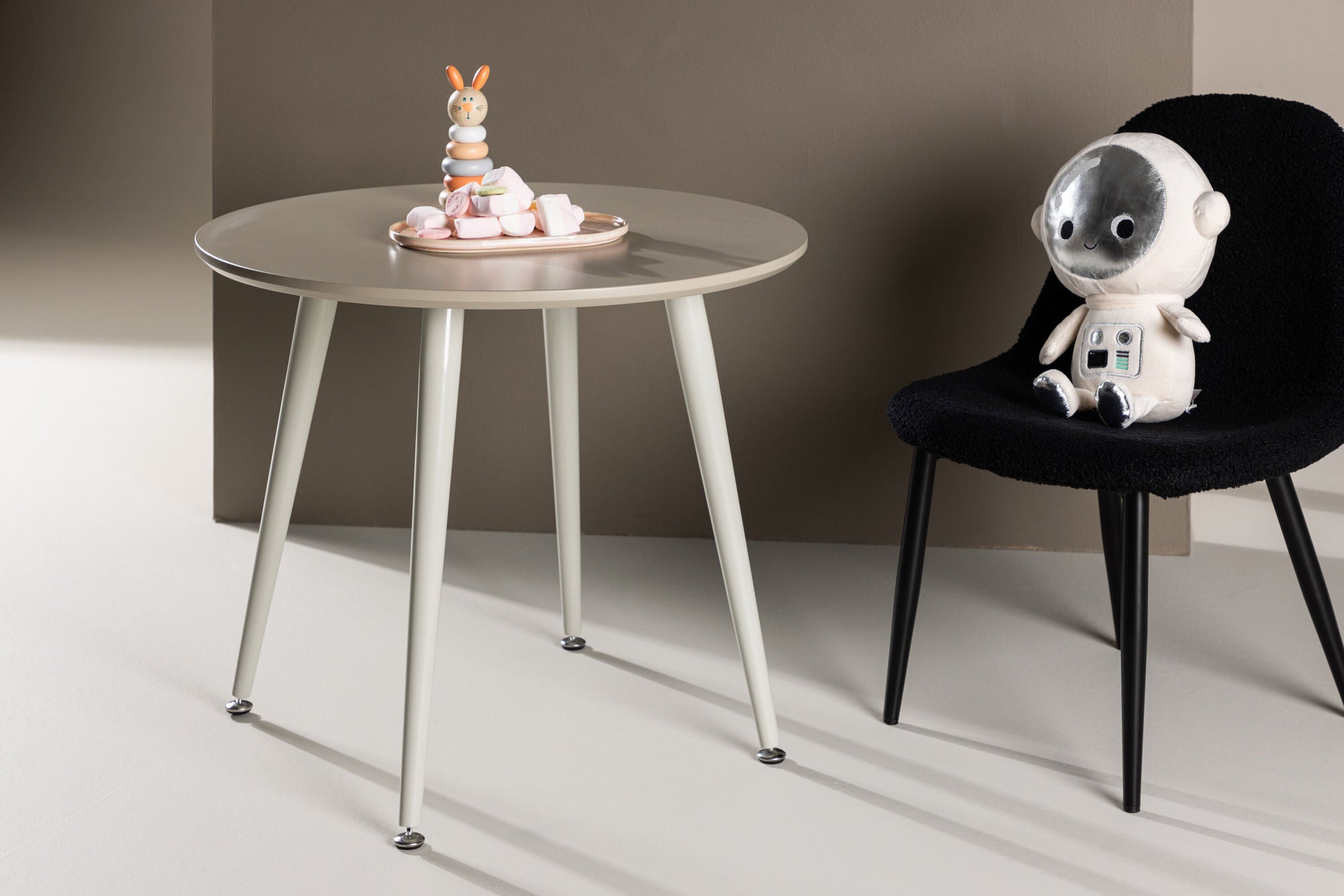 Kindertisch Plaza ø60cm - Beige / MDF (FSC 100%)Kindertisch