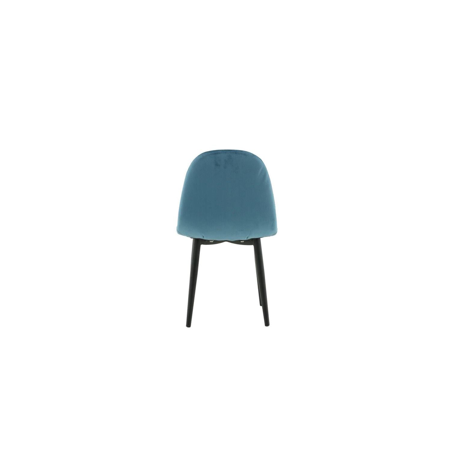 Kinderstuhl Polar 2er-Set aus Samt - Blau-Kinderstuhl-Venture Home-le canapé