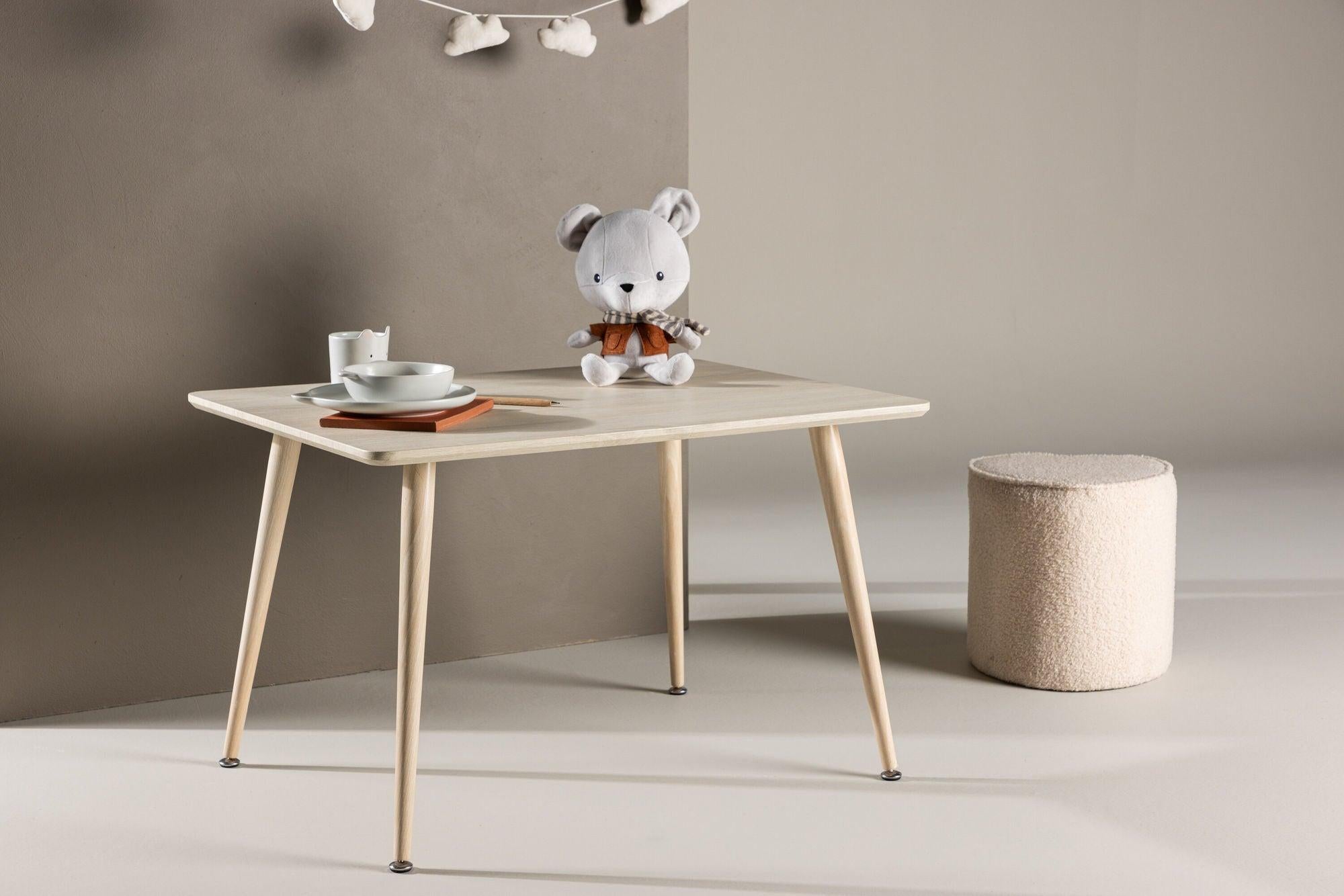 Kindertisch Polar 80*60cm - Whitewash-Kindertisch-Venture Home-le canapé