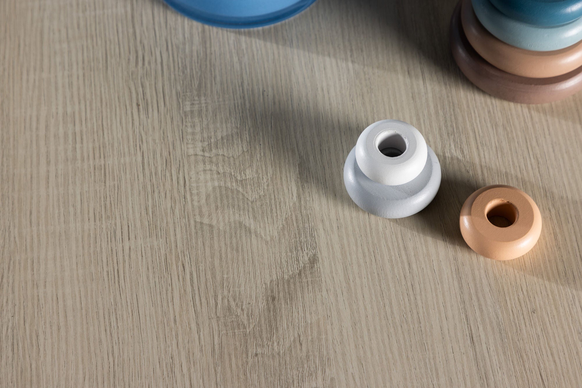 Kindertisch - Set - Whitewash (FSC 100%)Tisch - Set
