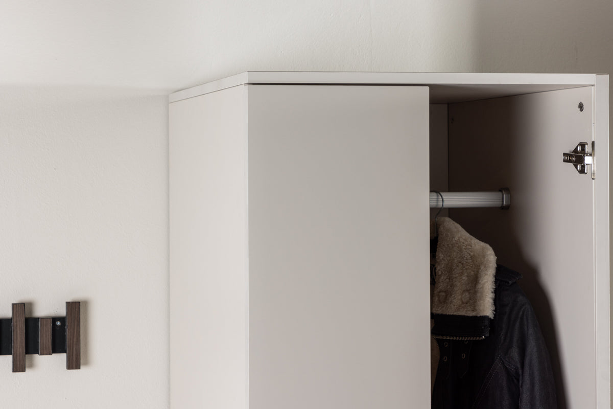Kleiderschrank Nice 177cm mit 2 Türen - Beige-Kleiderschränke-Venture Home-le canapé