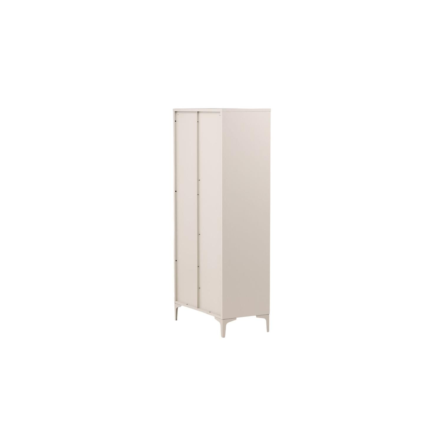 Kleiderschrank Piring 183cm aus Metall - Beige-Kleiderschränke-Venture Home-le canapé