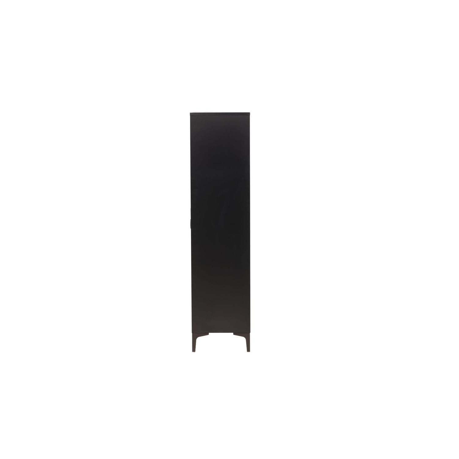 Kleiderschrank Piring 183cm aus Metall - Schwarz-Kleiderschränke-Venture Home-le canapé