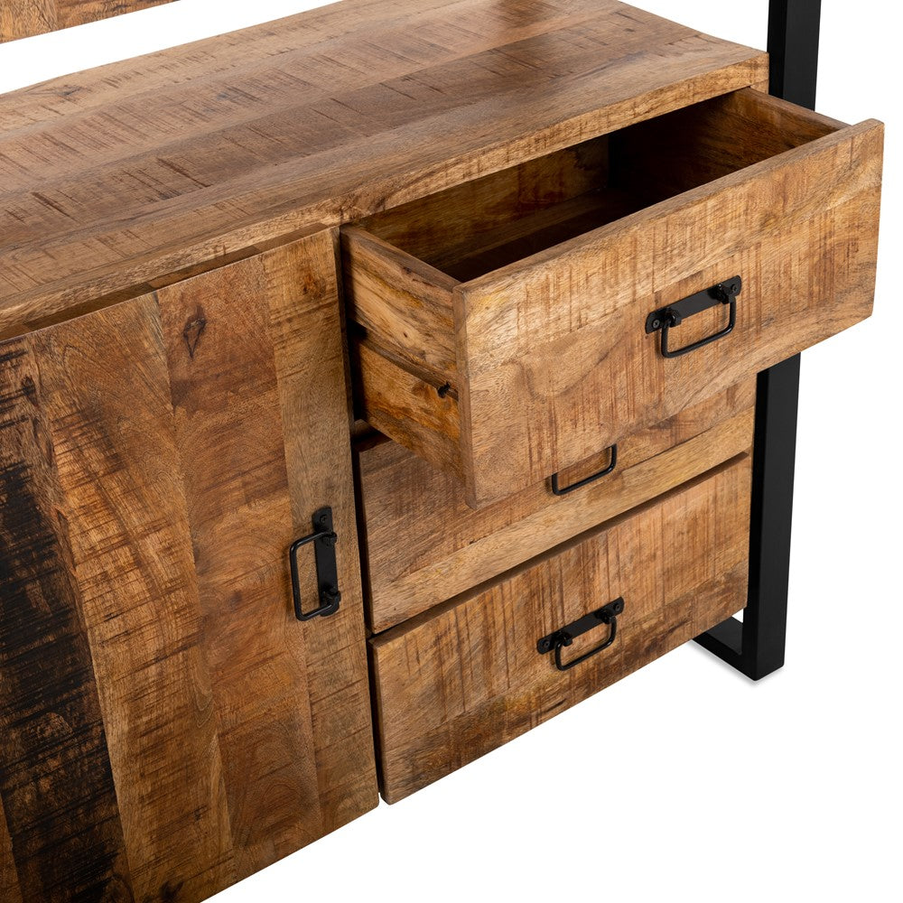 Kommode Britt 160cm - Braun-Kommoden-Benoa-le canapé