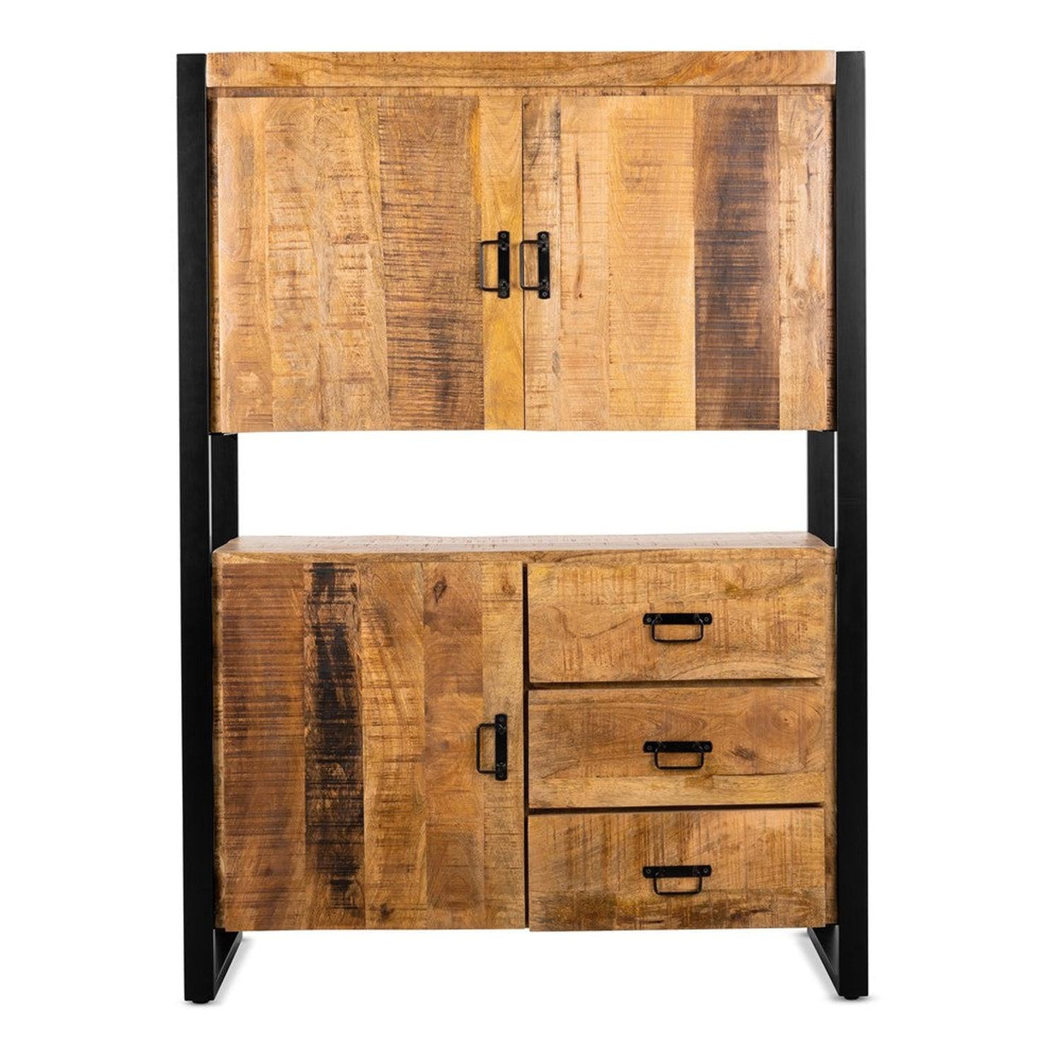 Kommode Britt 160cm - Braun-Kommoden-Benoa-le canapé