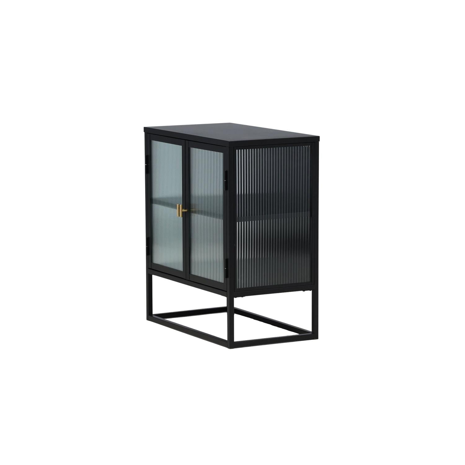 Kommode Garis 70cm - Schwarz-Kommoden-Venture Home-le canapé