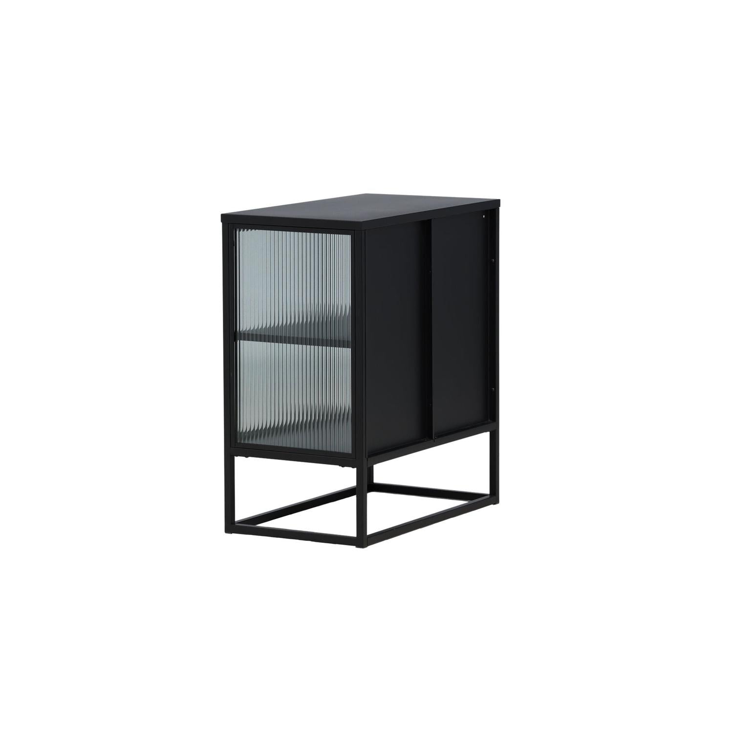 Kommode Garis 70cm - Schwarz-Kommoden-Venture Home-le canapé