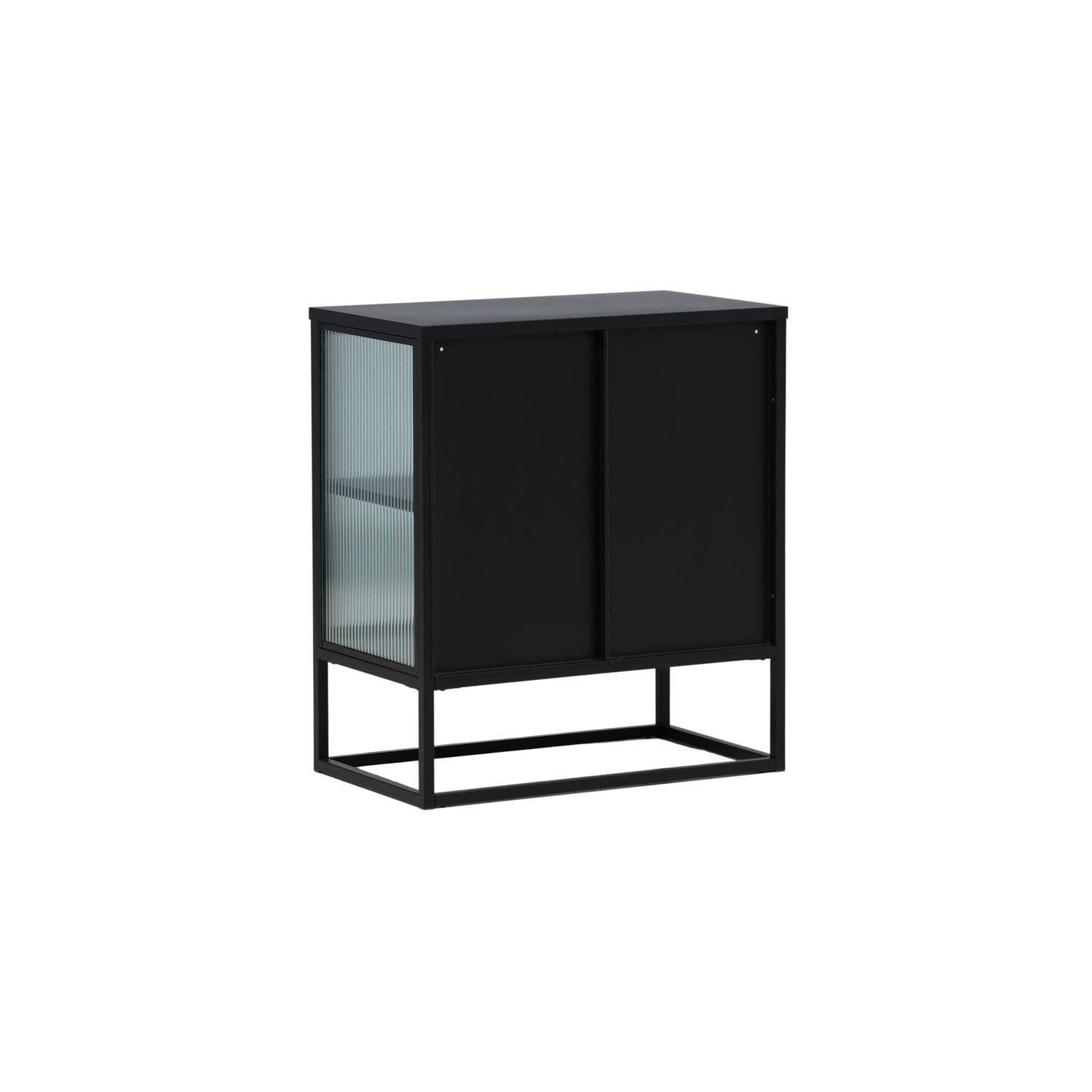 Kommode Garis 70cm - Schwarz-Kommoden-Venture Home-le canapé