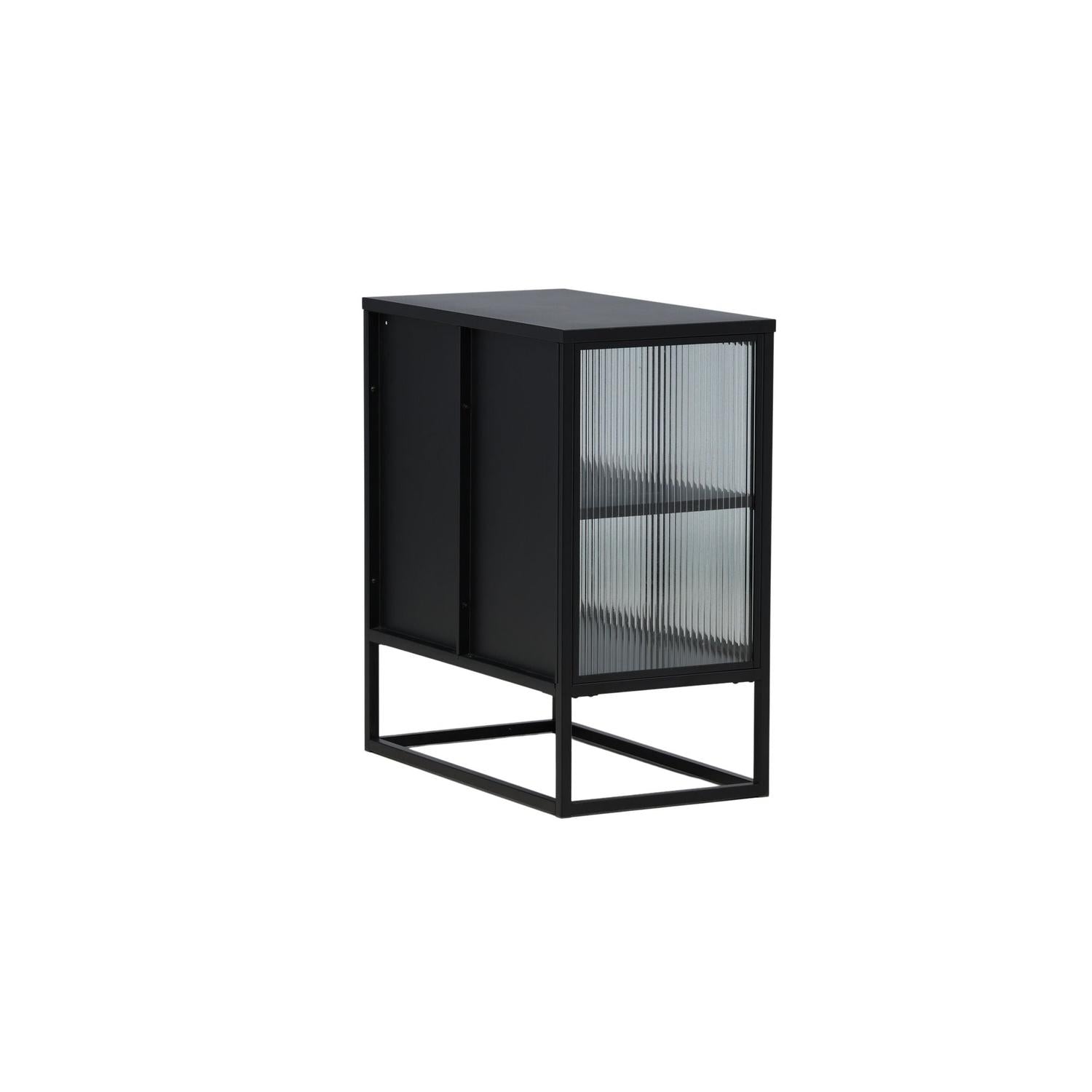 Kommode Garis 70cm - Schwarz-Kommoden-Venture Home-le canapé