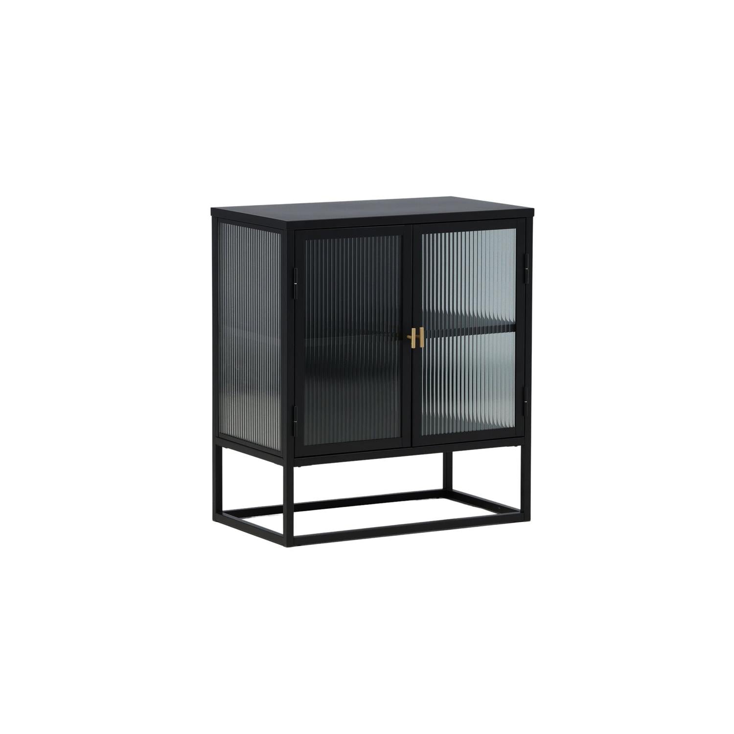 Kommode Garis 70cm - Schwarz-Kommoden-Venture Home-le canapé