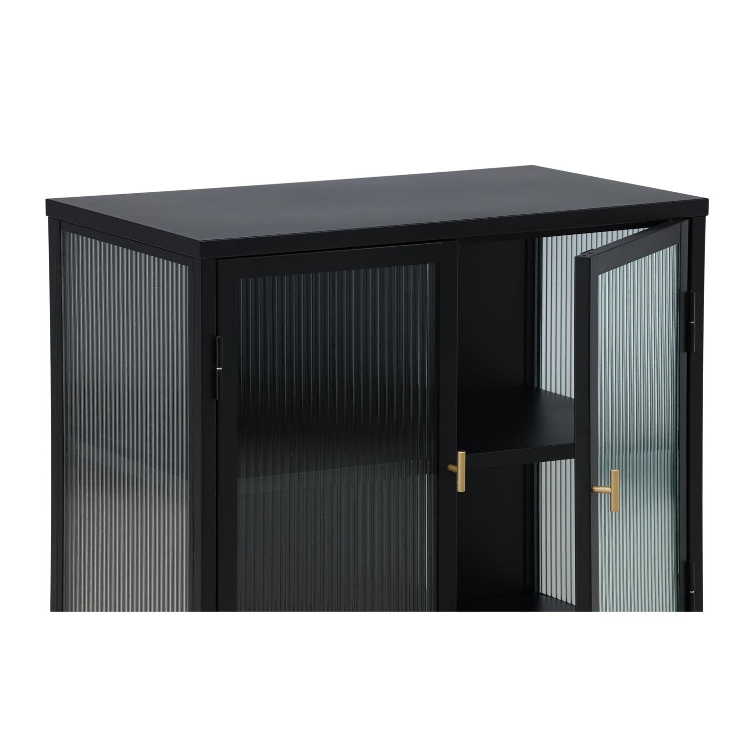 Kommode Garis 70cm - Schwarz-Kommoden-Venture Home-le canapé