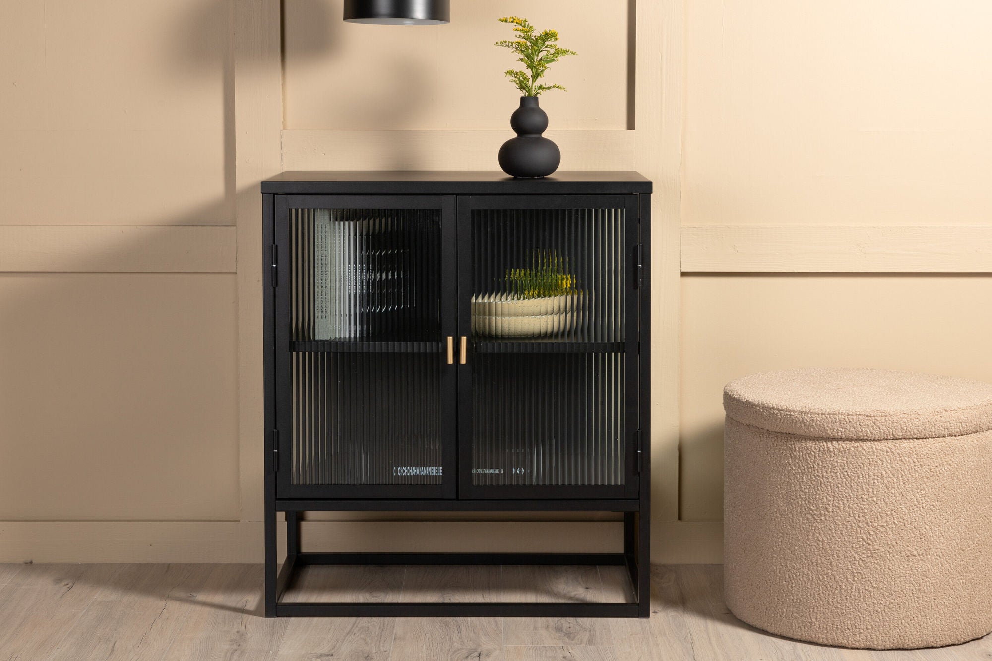 Kommode Garis 70cm - Schwarz-Kommoden-Venture Home-le canapé