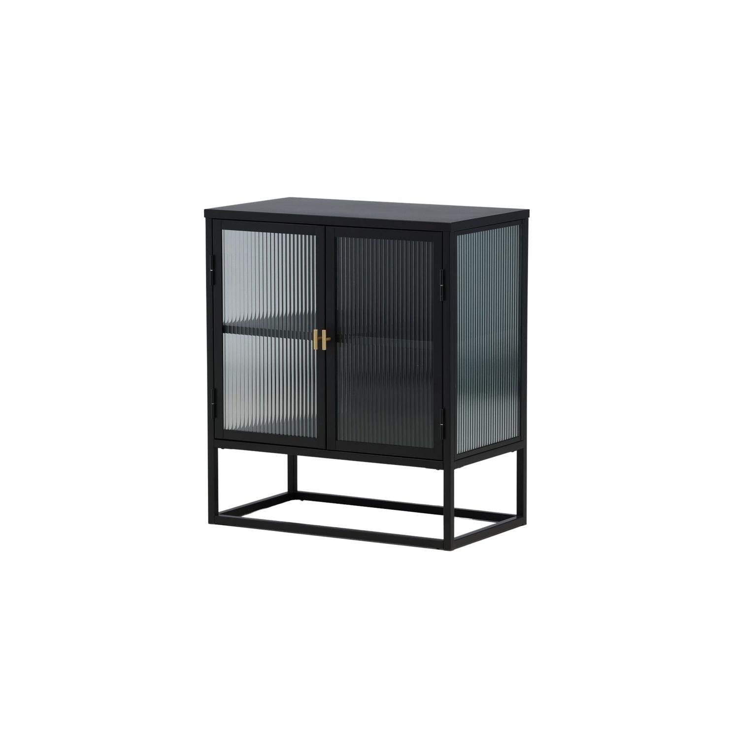 Kommode Garis 70cm - Schwarz-Kommoden-Venture Home-le canapé