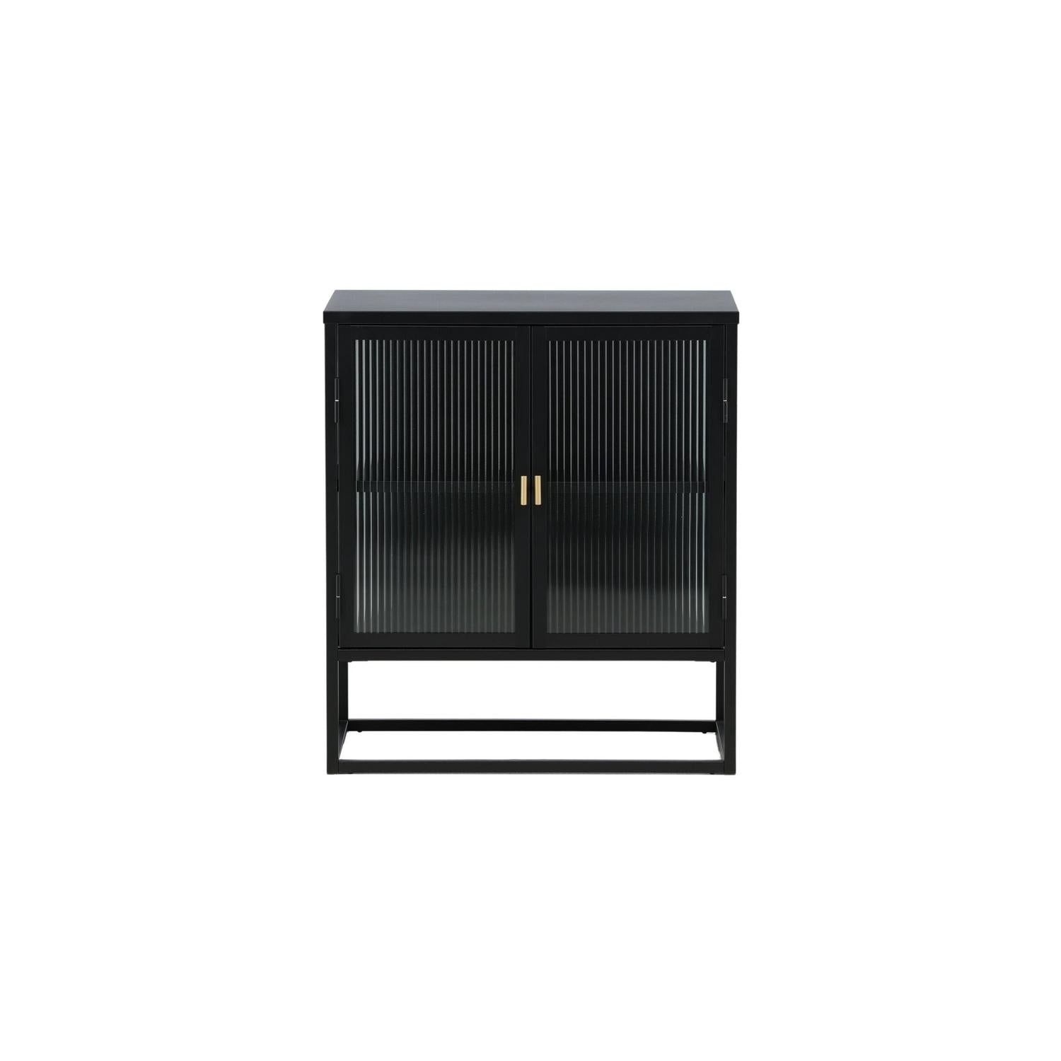 Kommode Garis 70cm - Schwarz-Kommoden-Venture Home-le canapé