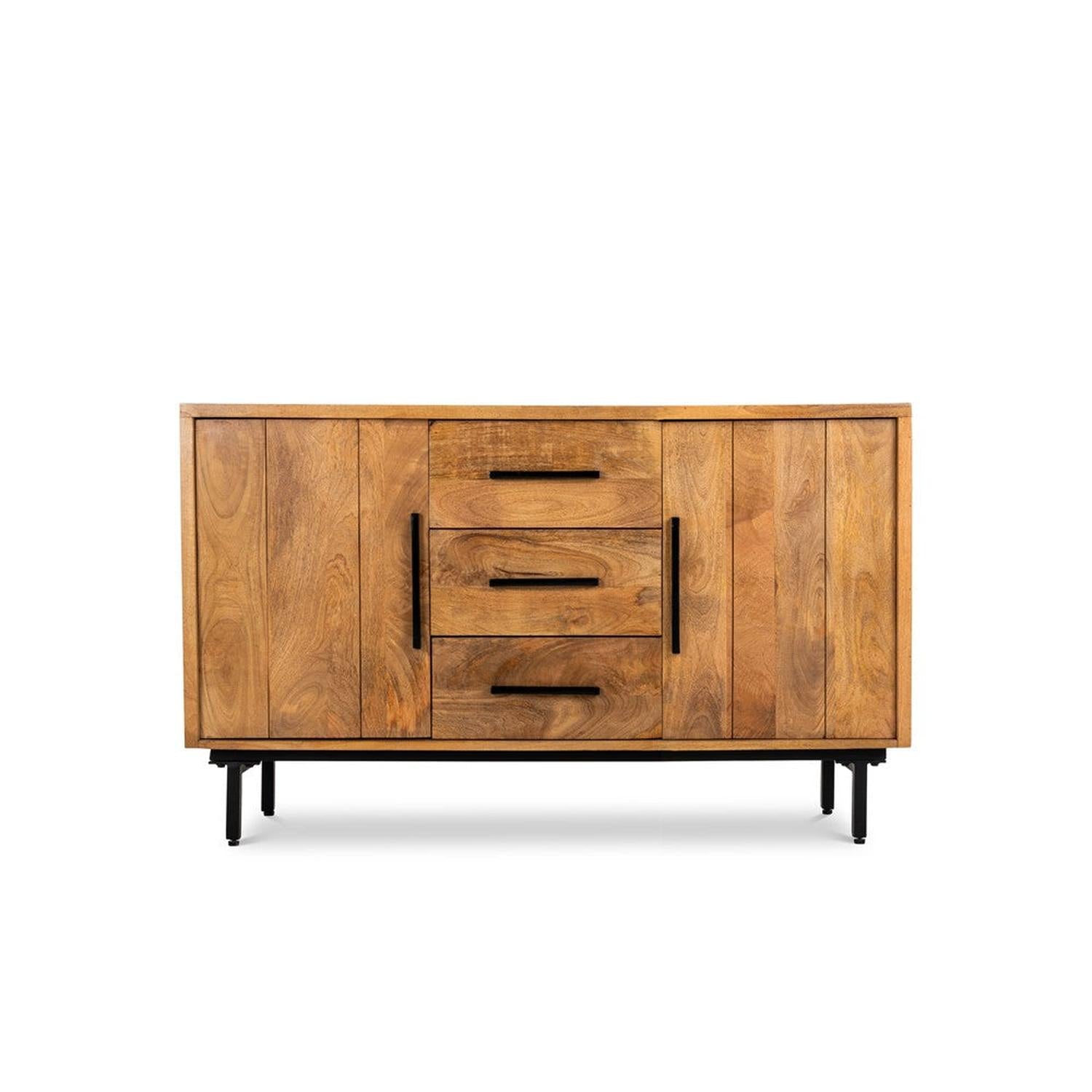 Kommode Jayden aus Mangoholz 155cm - Natur-Kommoden-Benoa-le canapé