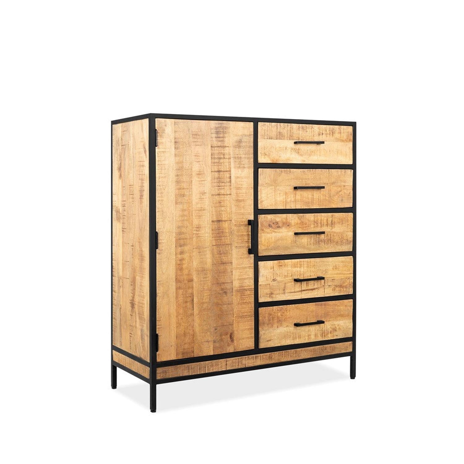 Kommode Louis aus Mangoholz - Hellbraun-Kommoden-Benoa-le canapé