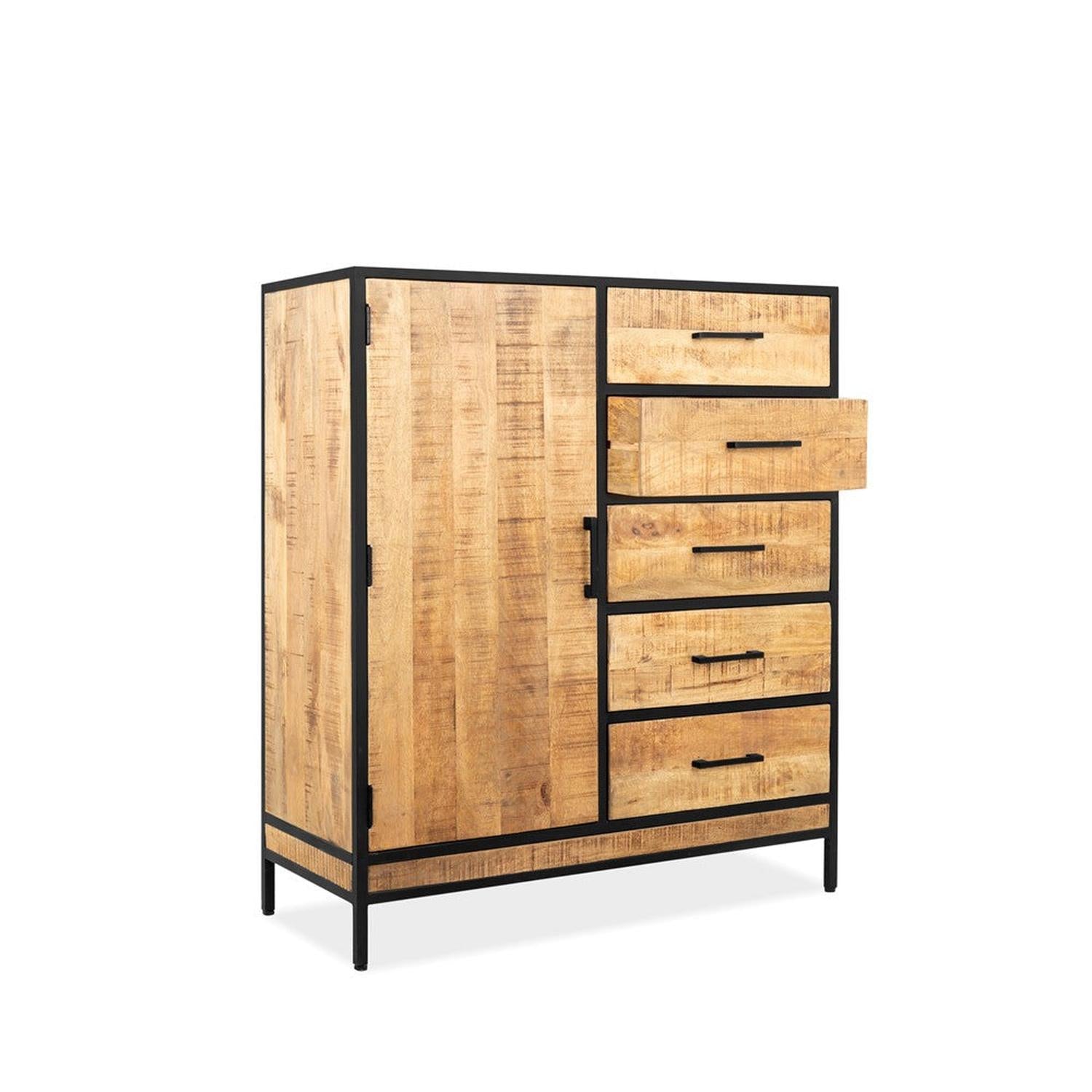Kommode Louis aus Mangoholz - Hellbraun-Kommoden-Benoa-le canapé