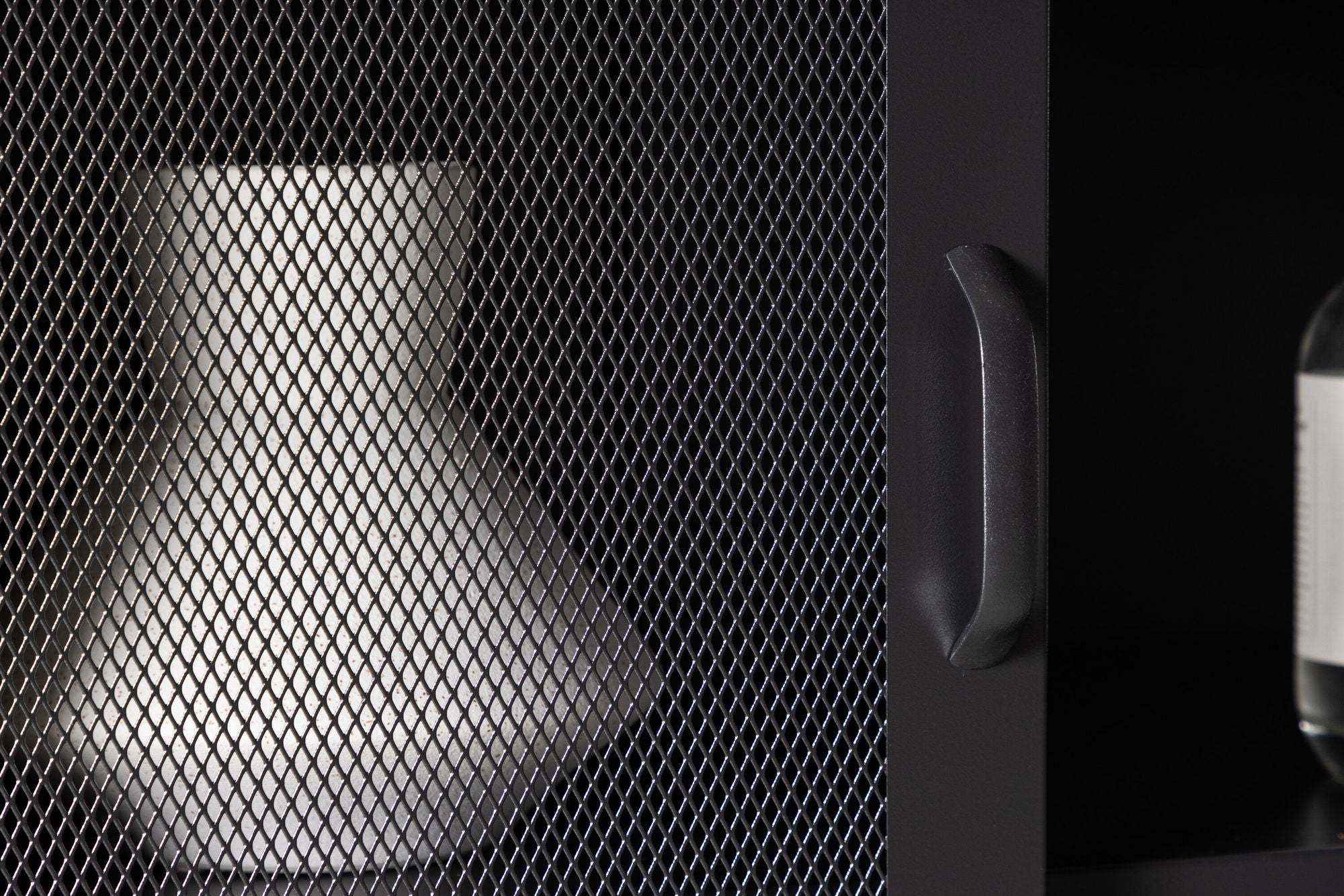 Kommode Misha 80cm aus Metall - Schwarz-Kommoden-Venture Home-le canapé