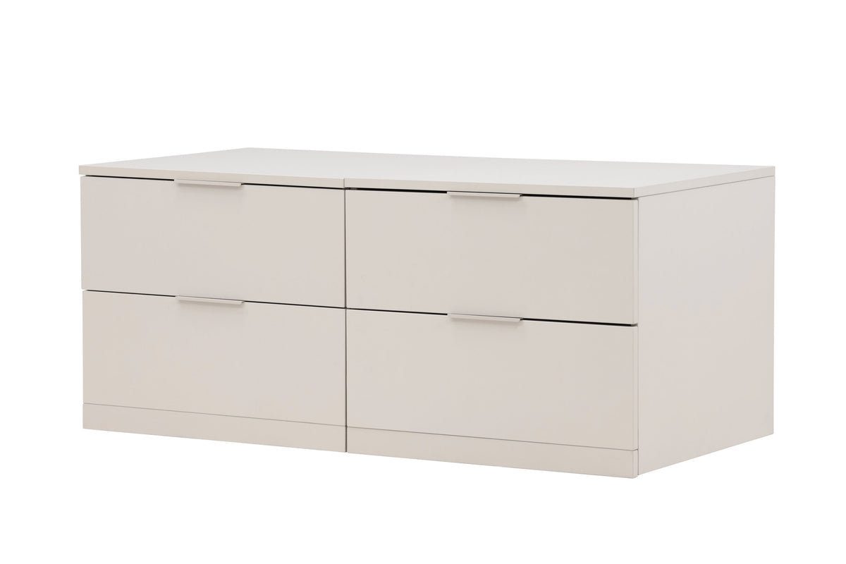 Kommode Nice 60cm mit 2 Schubladen - Beige-Kommoden-Venture Home-le canapé