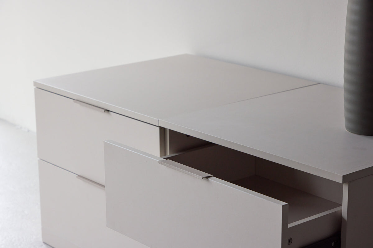 Kommode Nice 60cm mit 2 Schubladen - Beige-Kommoden-Venture Home-le canapé