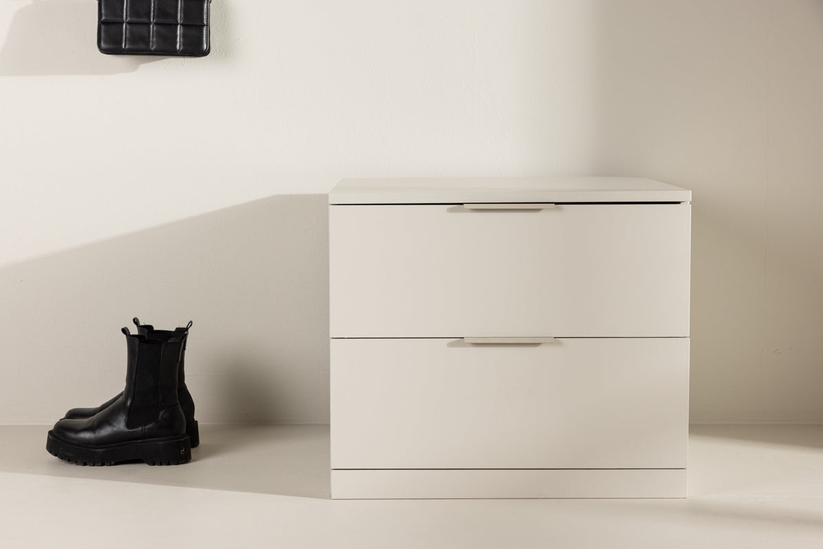 Kommode Nice 60cm mit 2 Schubladen - Beige-Kommoden-Venture Home-le canapé