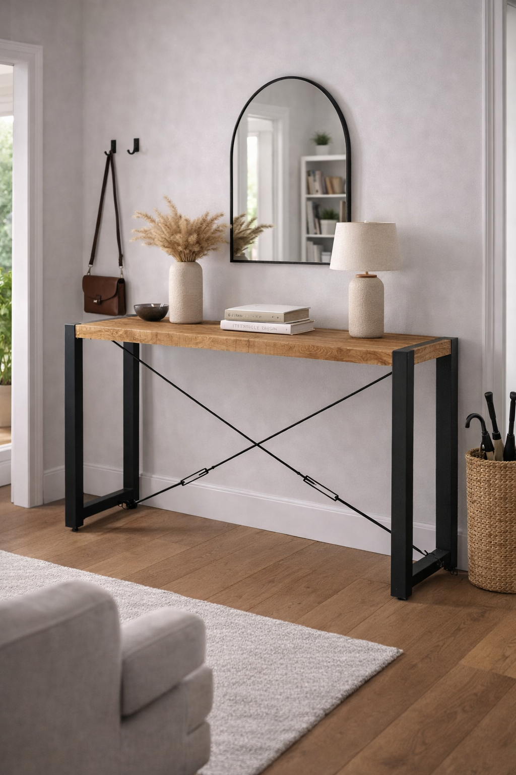 Konsolentisch Britt aus Mangoholz 120cm - Braun-Konsolentische-Benoa-le canapé