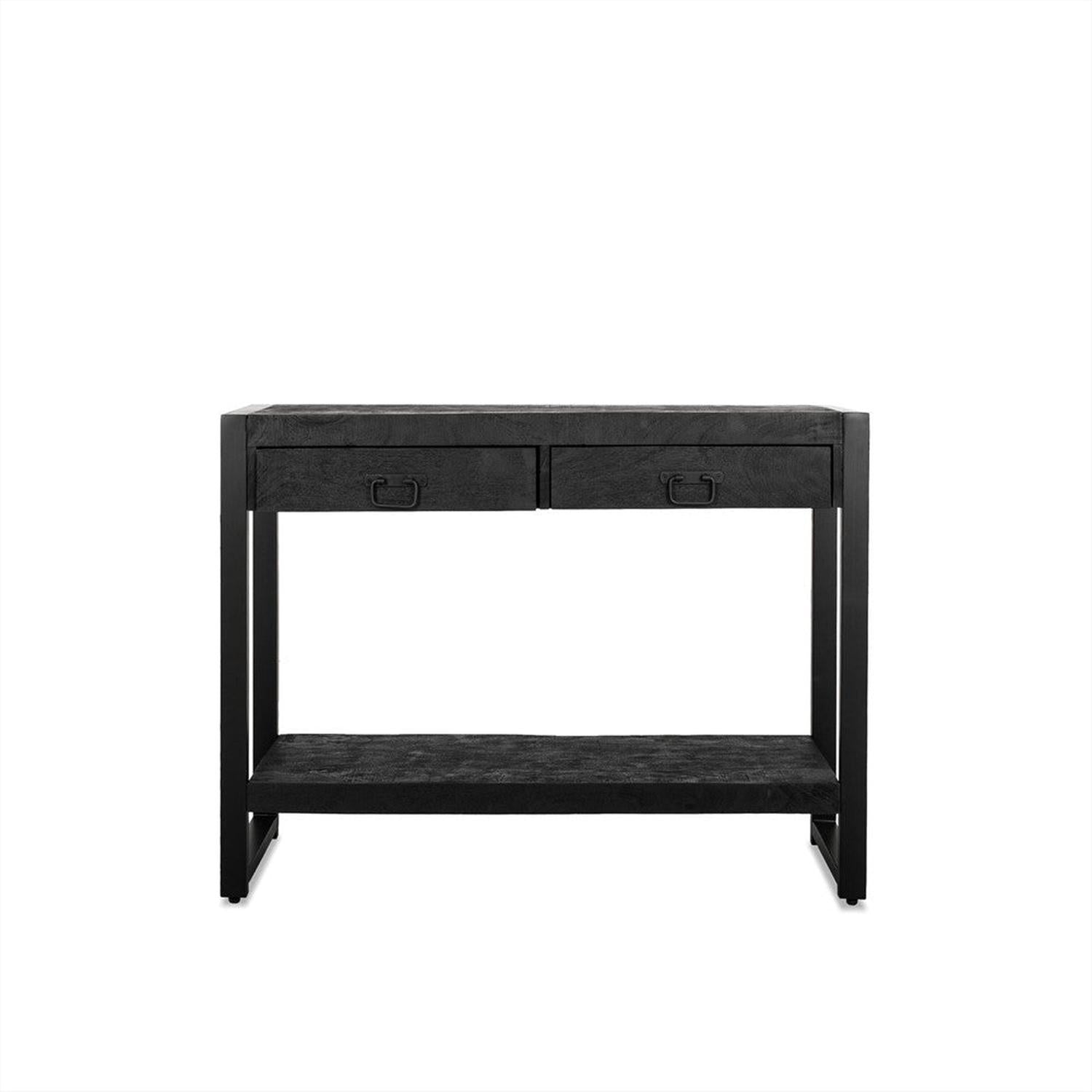 Konsolentisch Britt aus Mangoholz 120cm - Schwarz-Konsolentische-Benoa-le canapé