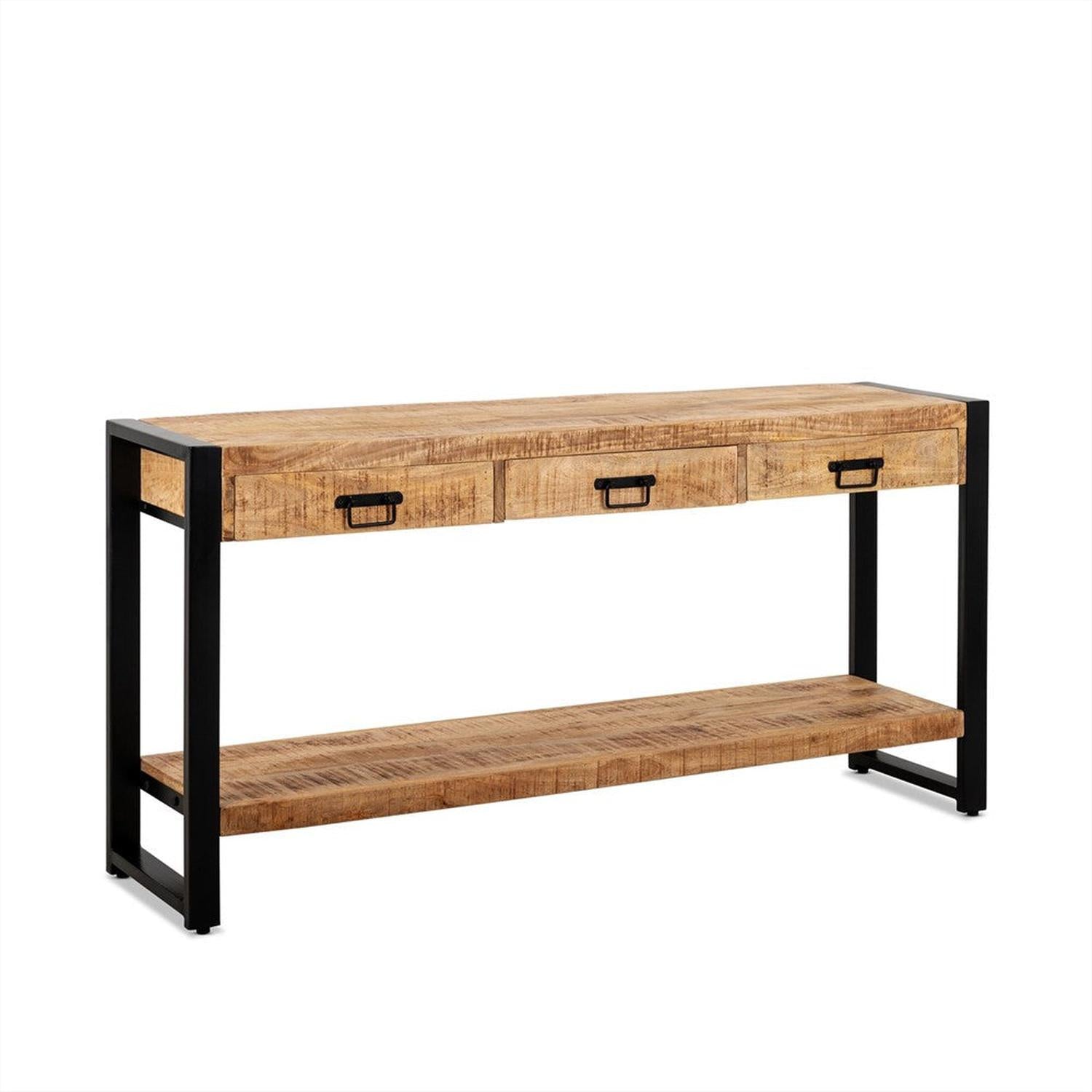 Konsolentisch Britt aus Mangoholz 150cm - Hellbraun-Konsolentische-Benoa-le canapé