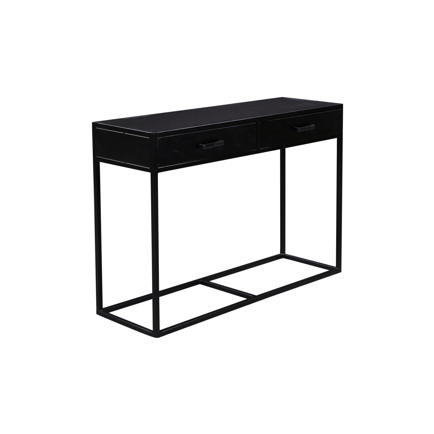 Konsolentisch Kala 120*35cm - Schwarz-Konsolentische-Livingfurn-le canapé