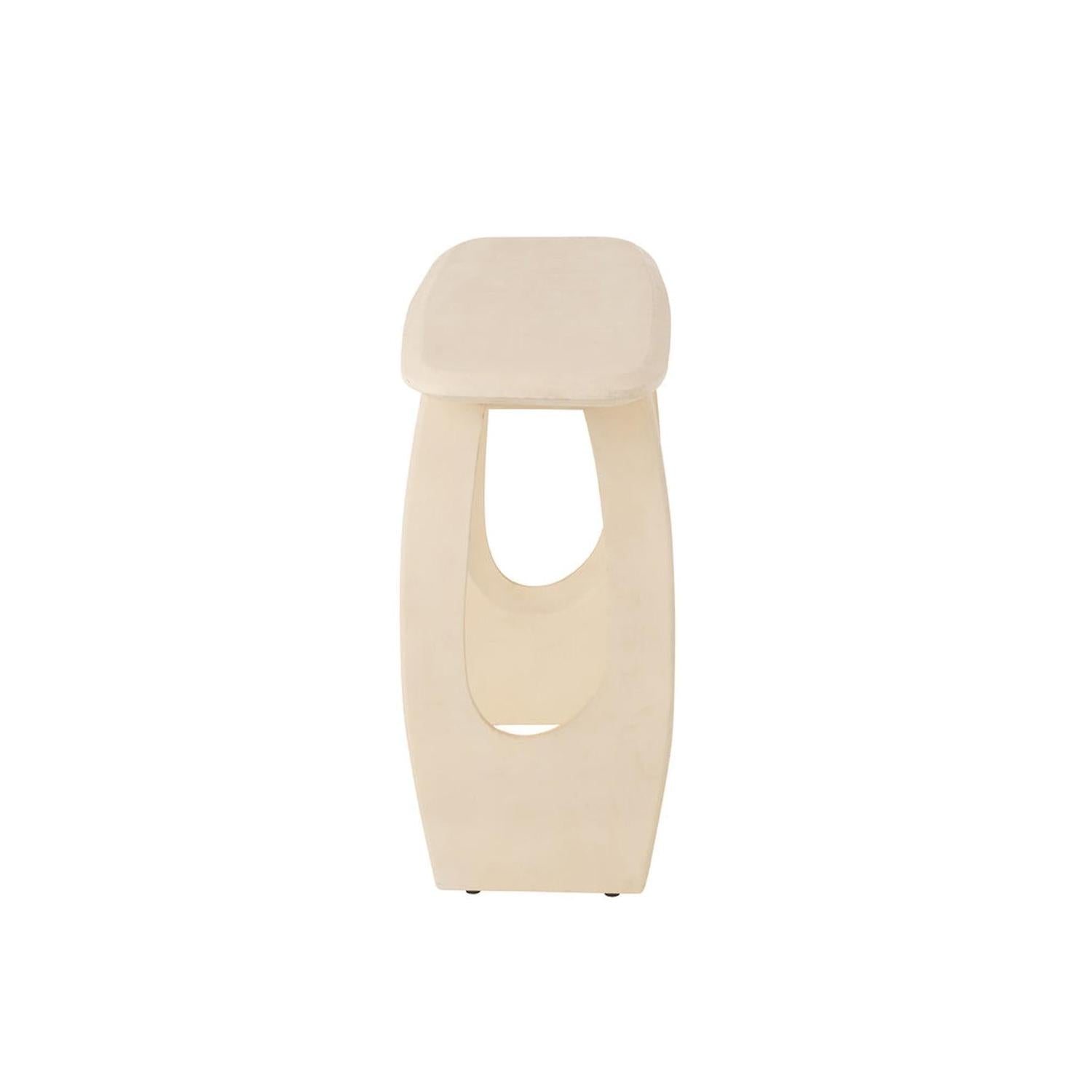Konsolentisch Mark aus Mangoholz - Beige-Konsolentisch-J-Line-le canapé