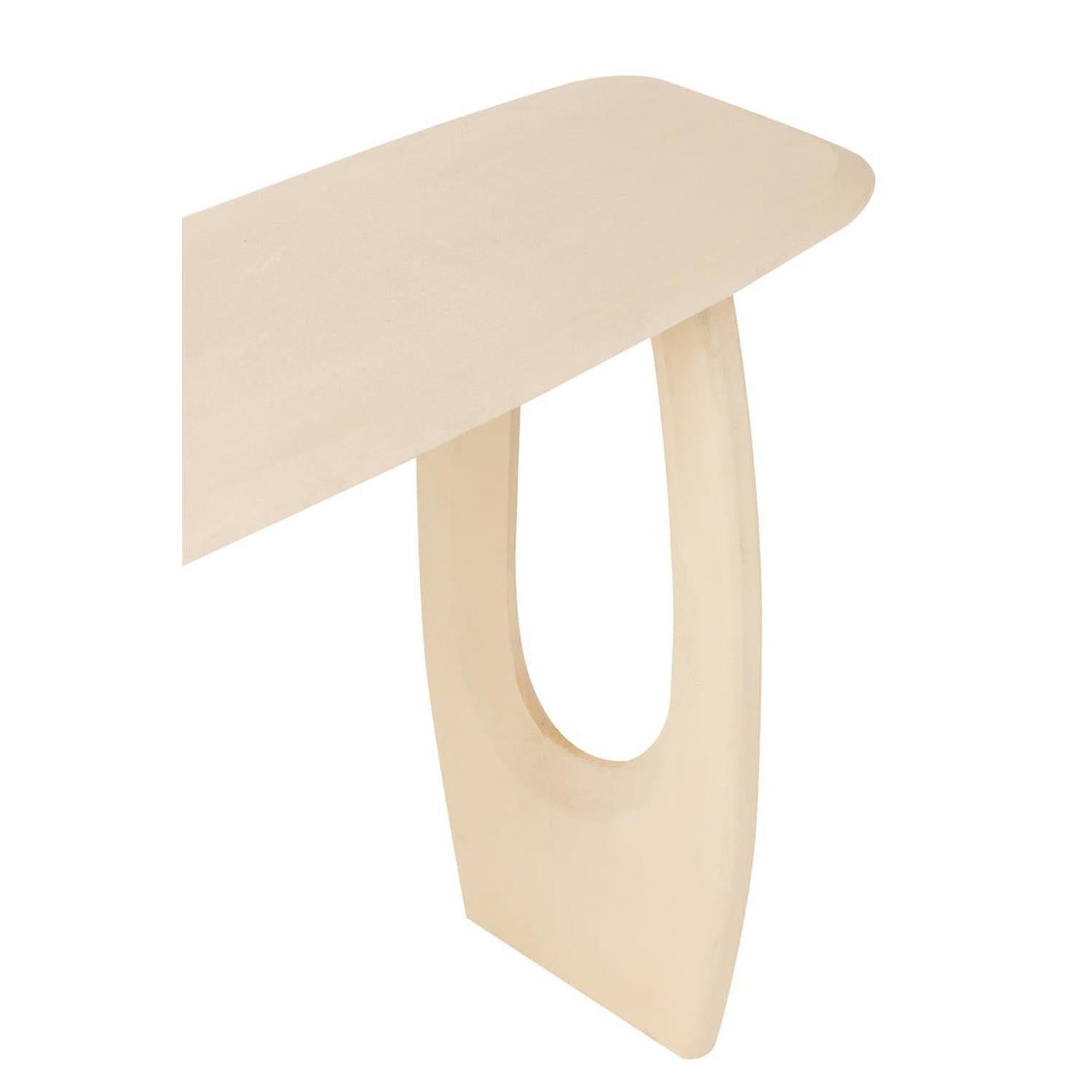 Konsolentisch Mark aus Mangoholz - Beige-Konsolentisch-J-Line-le canapé