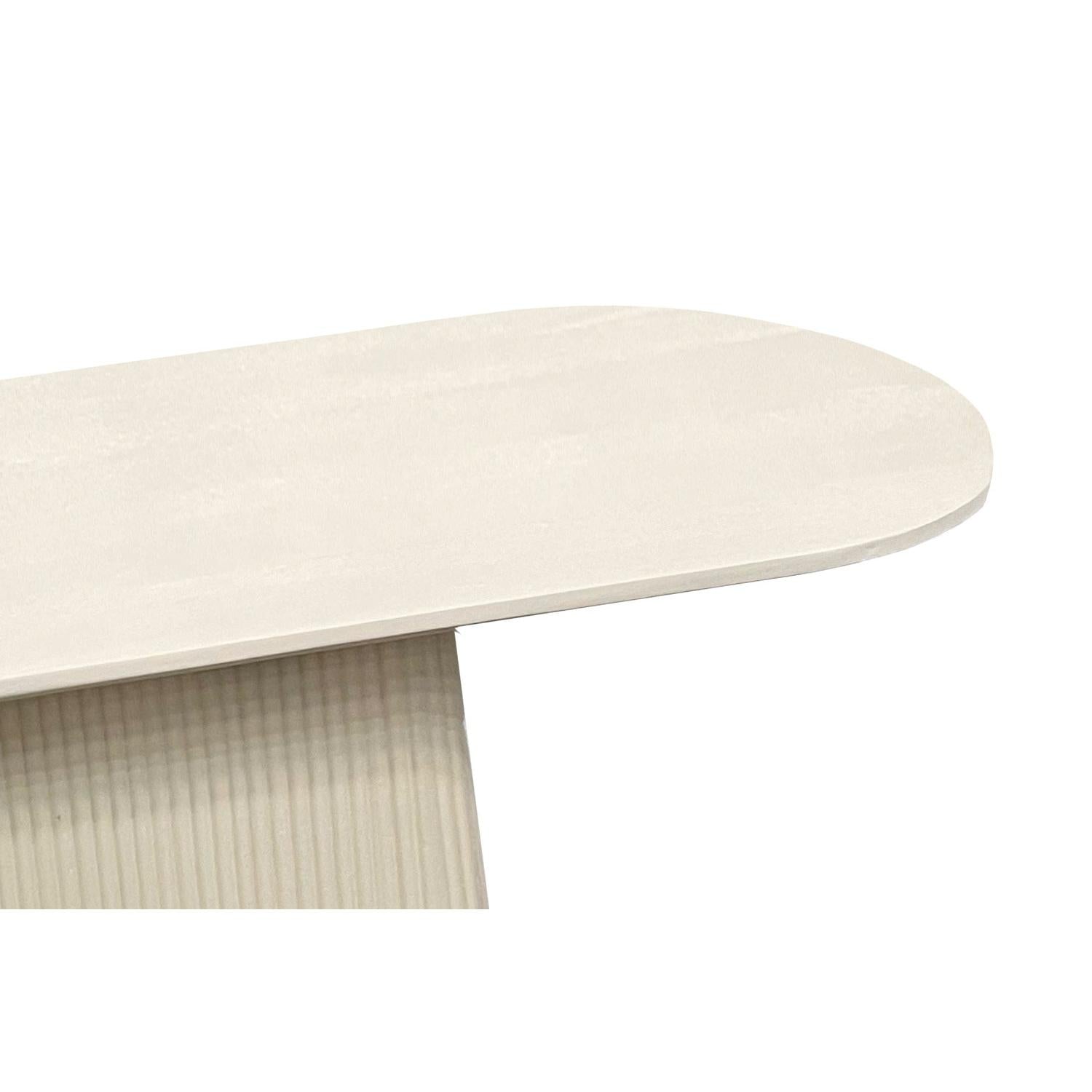 Konsolentisch Patrice 140cm - Cremeweiß-Konsolentisch-Livingfurn-le canapé