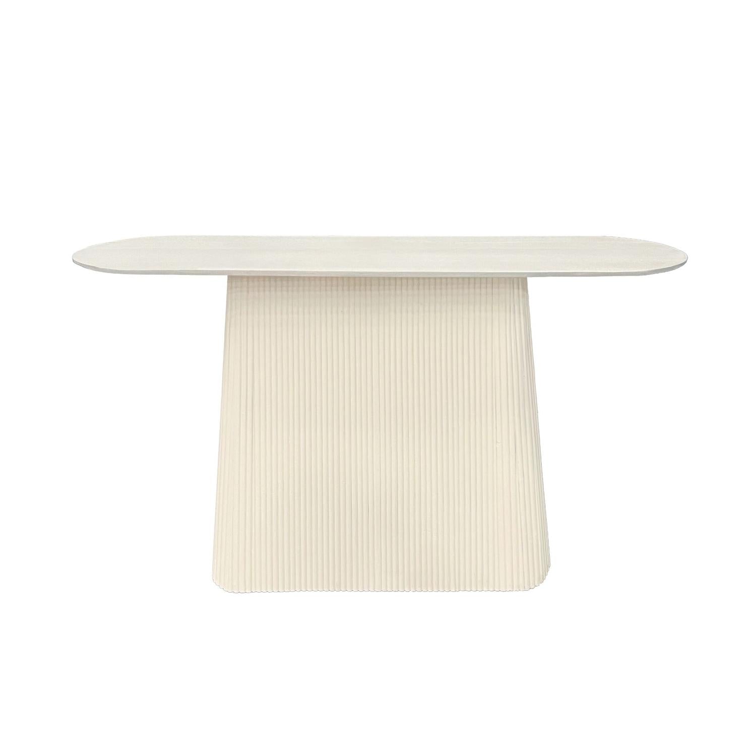 Konsolentisch Patrice 140cm - Cremeweiß-Konsolentisch-Livingfurn-le canapé