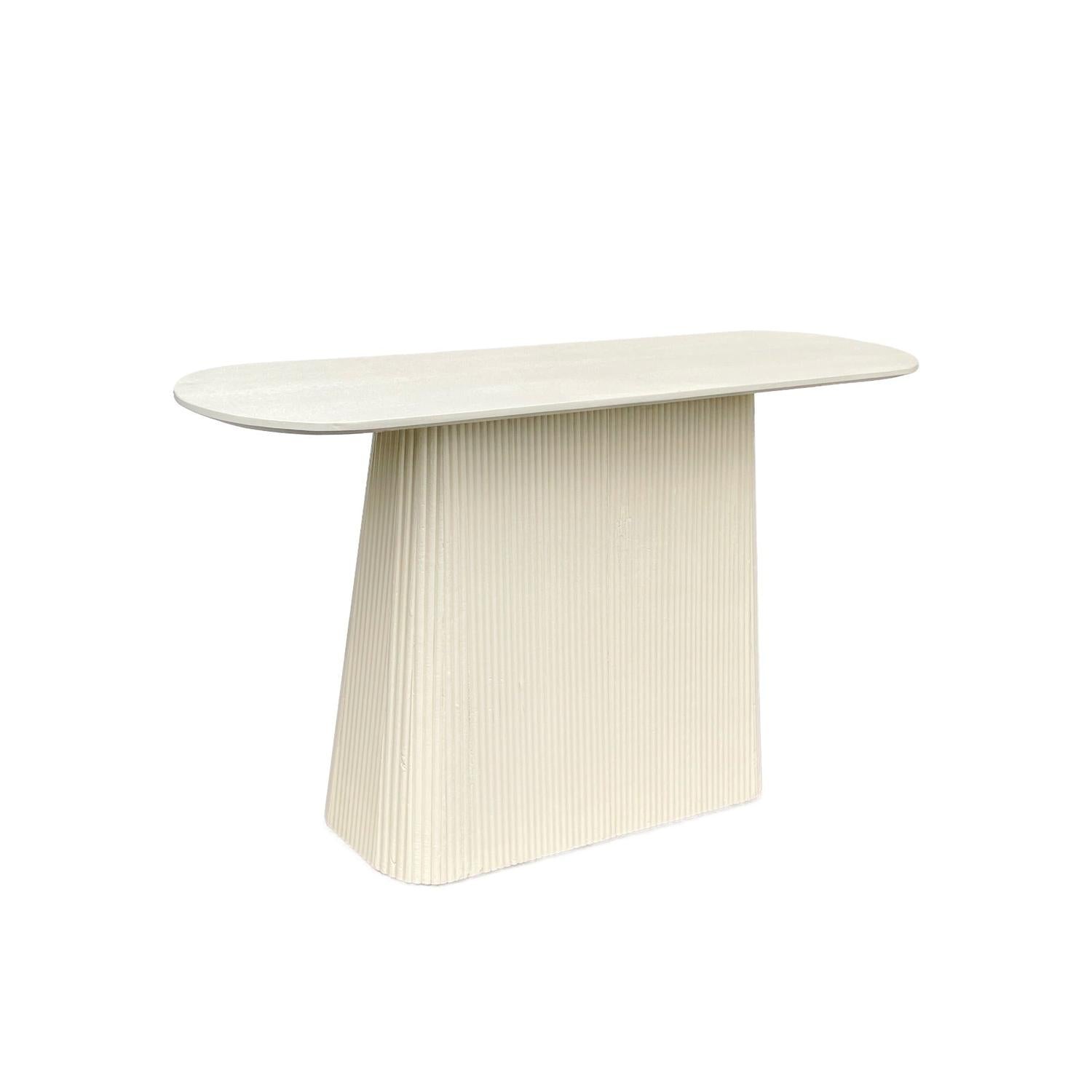 Konsolentisch Patrice 140cm - Cremeweiß-Konsolentische-Livingfurn-le canapé