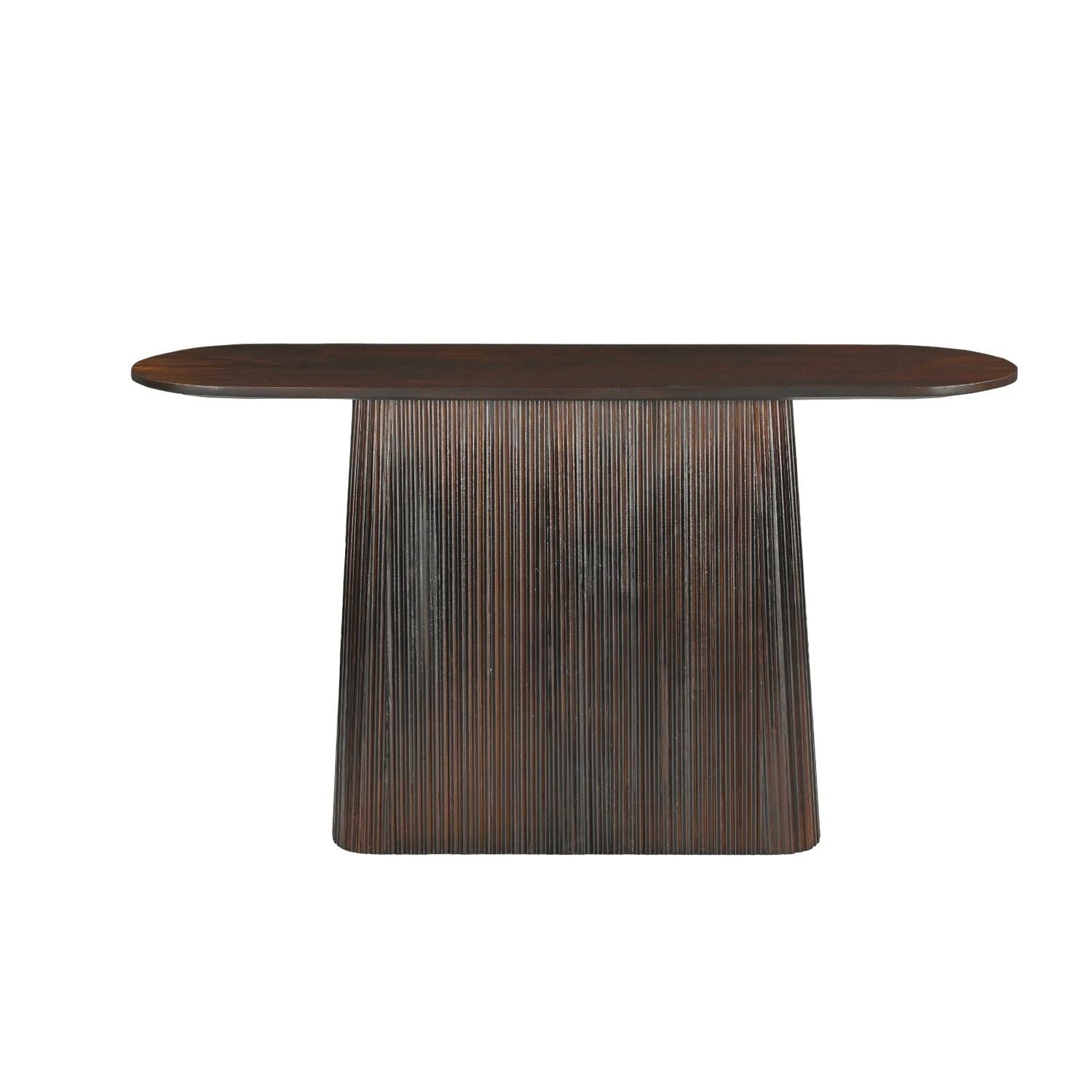 Konsolentisch Salvator aus Mangoholz 140cm - Dunkelbraun-Konsolentische-Livingfurn-le canapé
