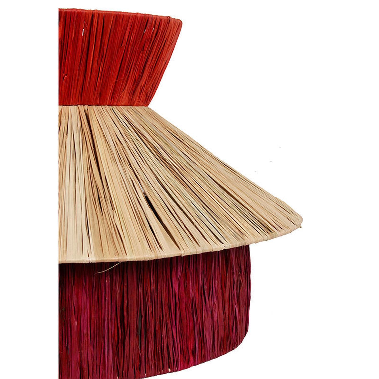 Lampenschirm Lina Ø40cm - Lila/Sandbraun-Lampenschirme-Pole to Pole-le canapé