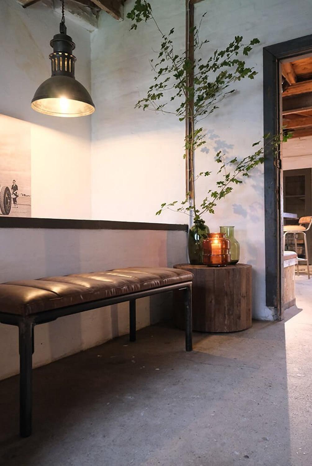 Lederbank Sean-Lederbänke-Trademark Living-le canapé