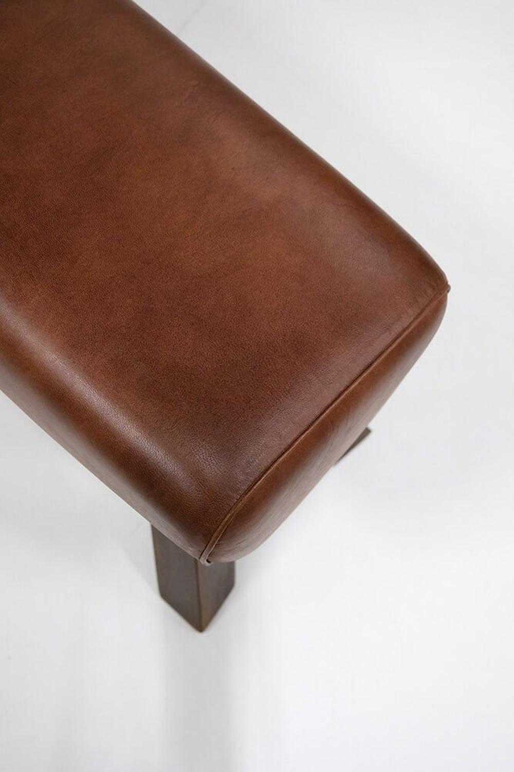 Lederbock Sitzbank Bonnie-Lederböcke-Trademark Living-le canapé