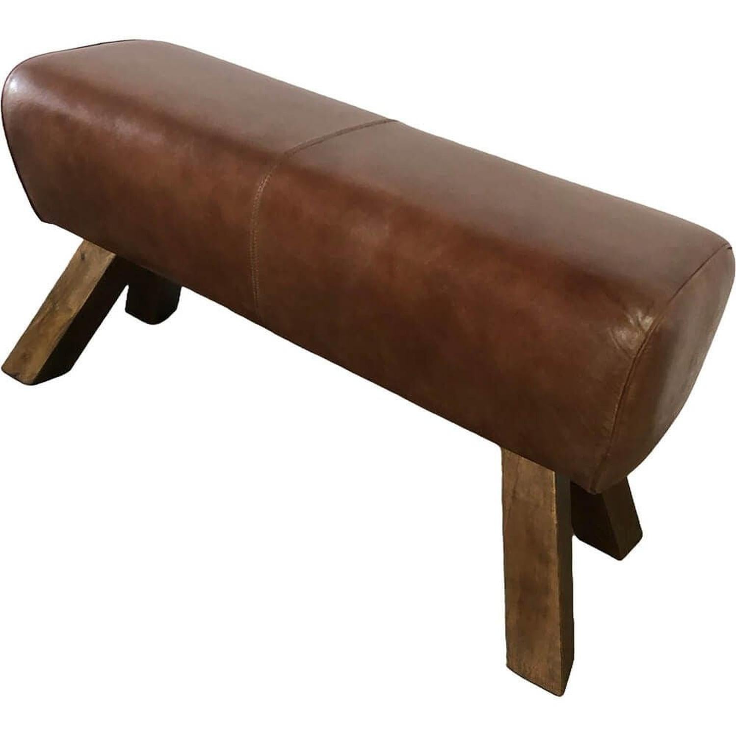 Lederbock Sitzbank Bonnie-Lederböcke-Trademark Living-le canapé