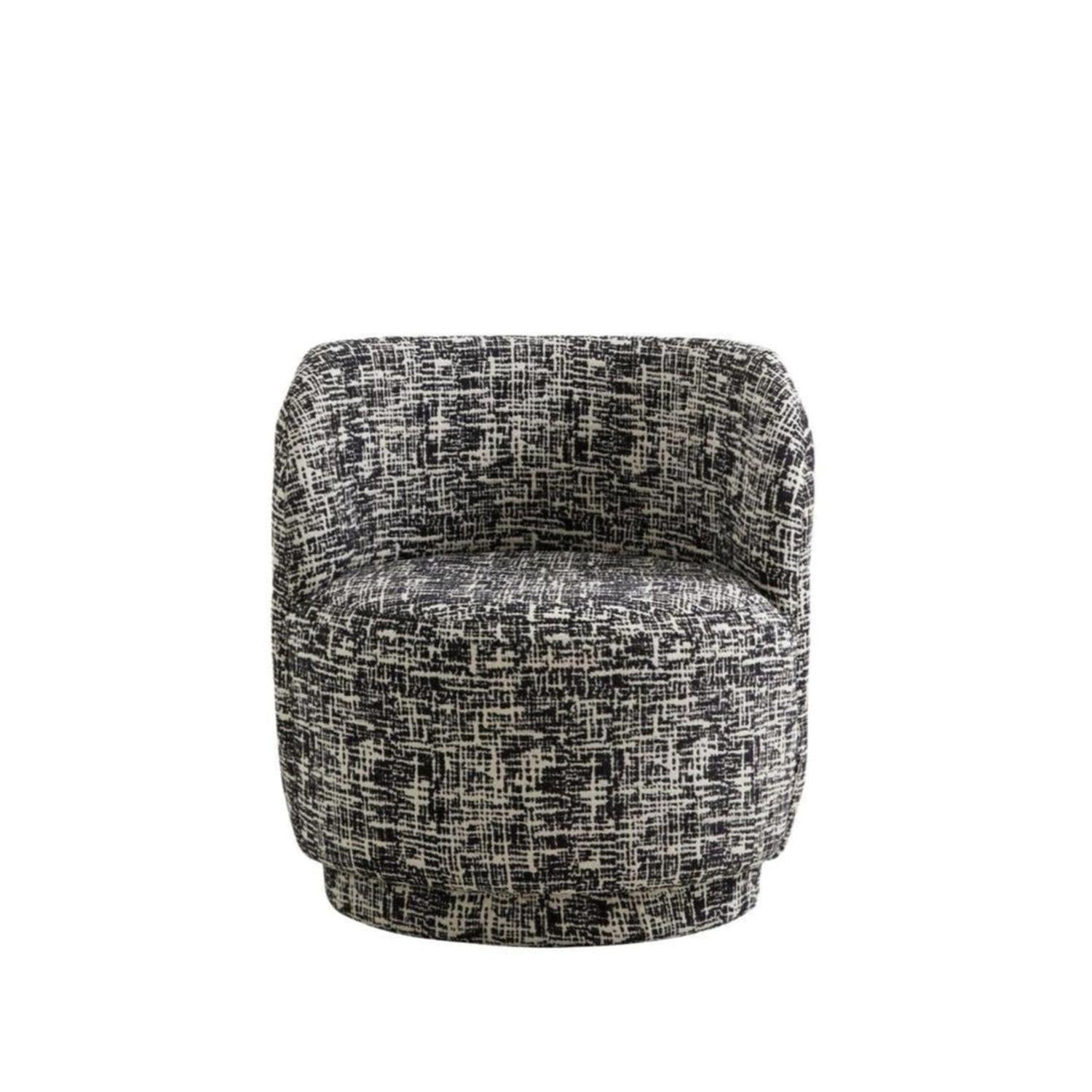 Loungesessel BOMU - Schwarz/weiß-Loungesessel-Nordal A/S-le canapé