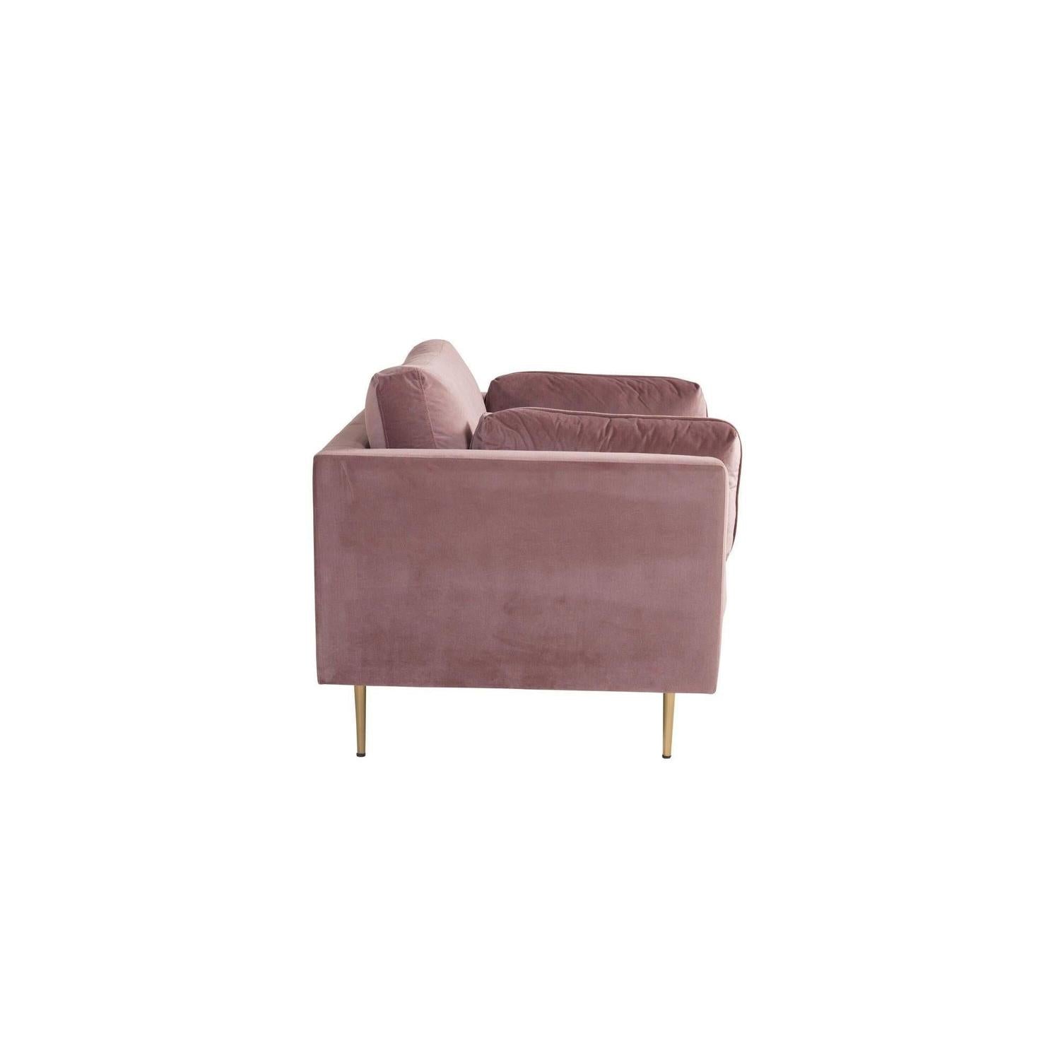 Sessel Boom aus Samt - AltrosaSessel