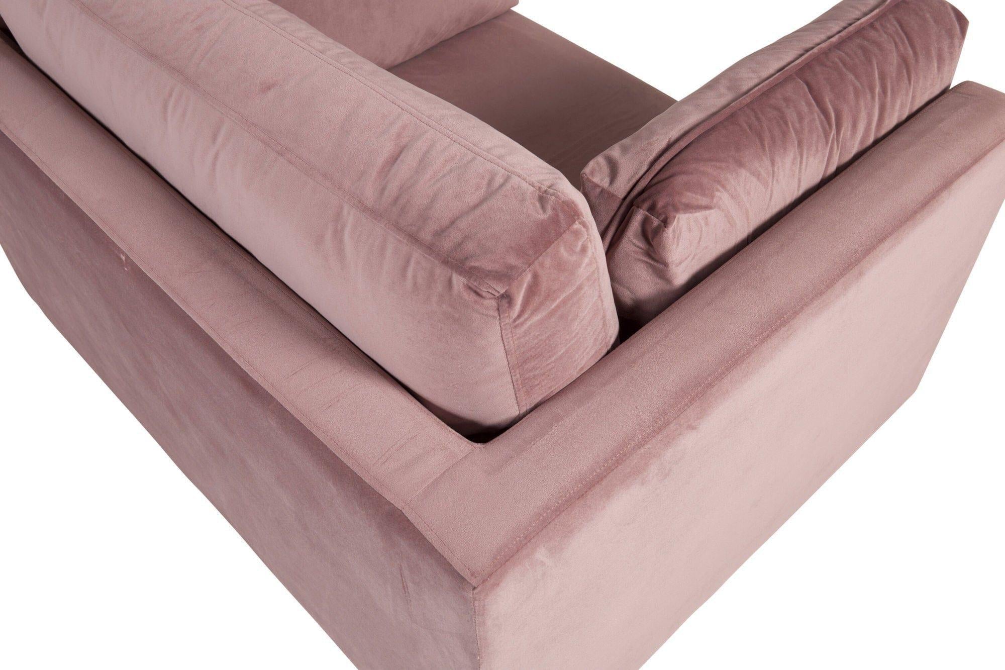 Sessel Boom aus Samt - AltrosaSessel