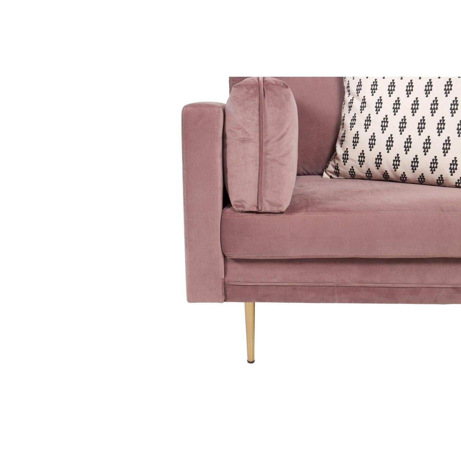 Sessel Boom aus Samt - AltrosaSessel