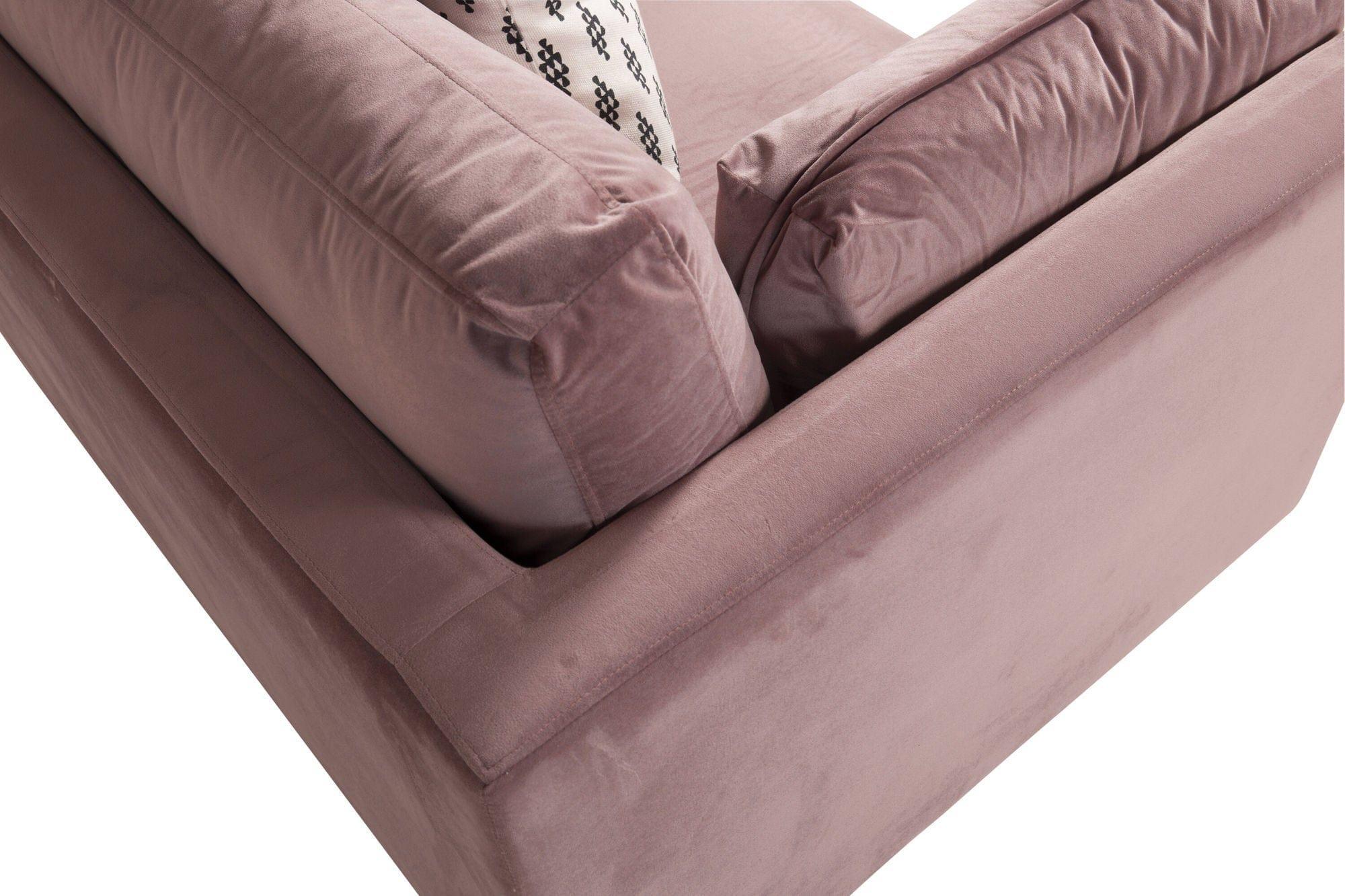 Sessel Boom aus Samt - AltrosaSessel