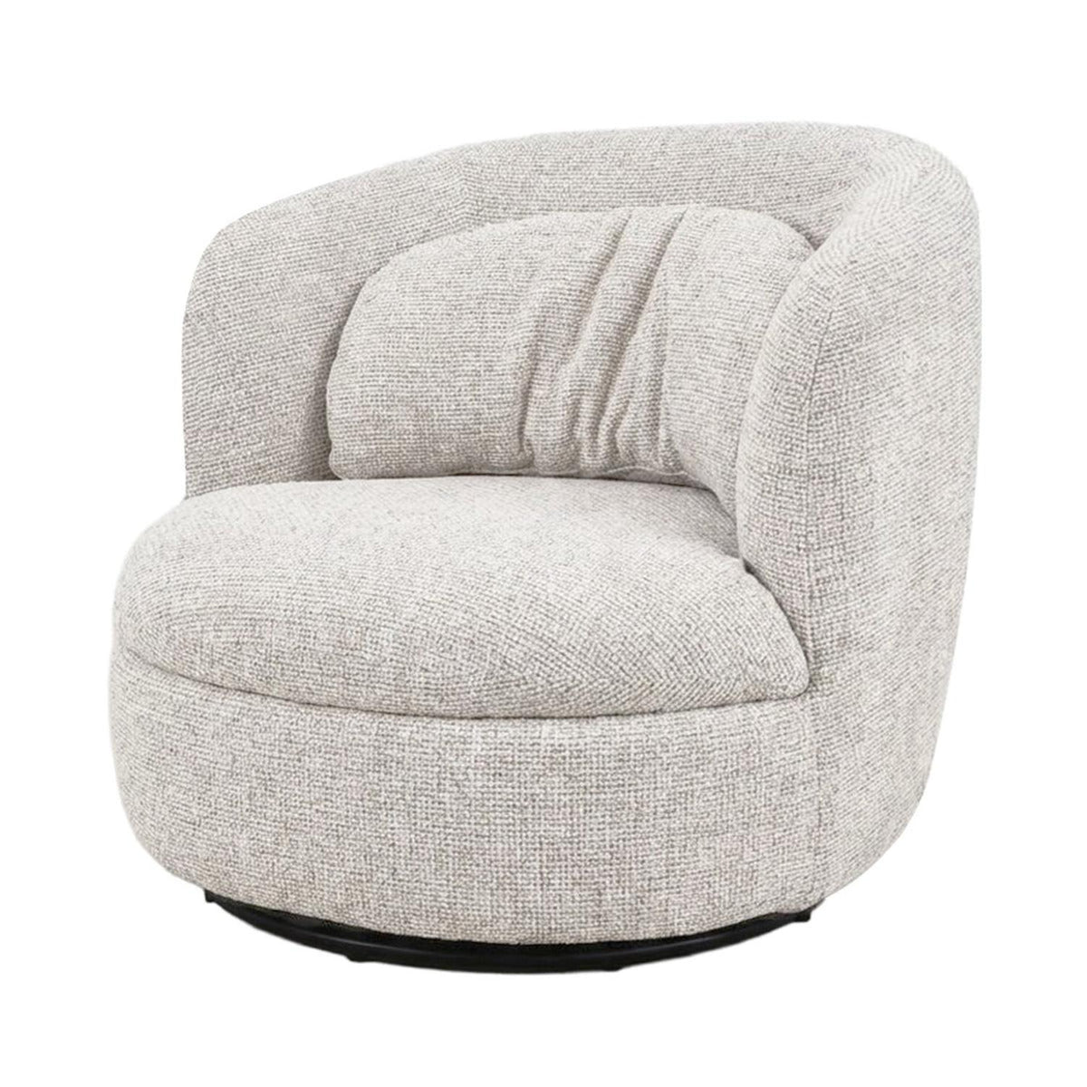 Loungesessel Britt drehbar - Beige-Loungesessel-Livingfurn-le canapé