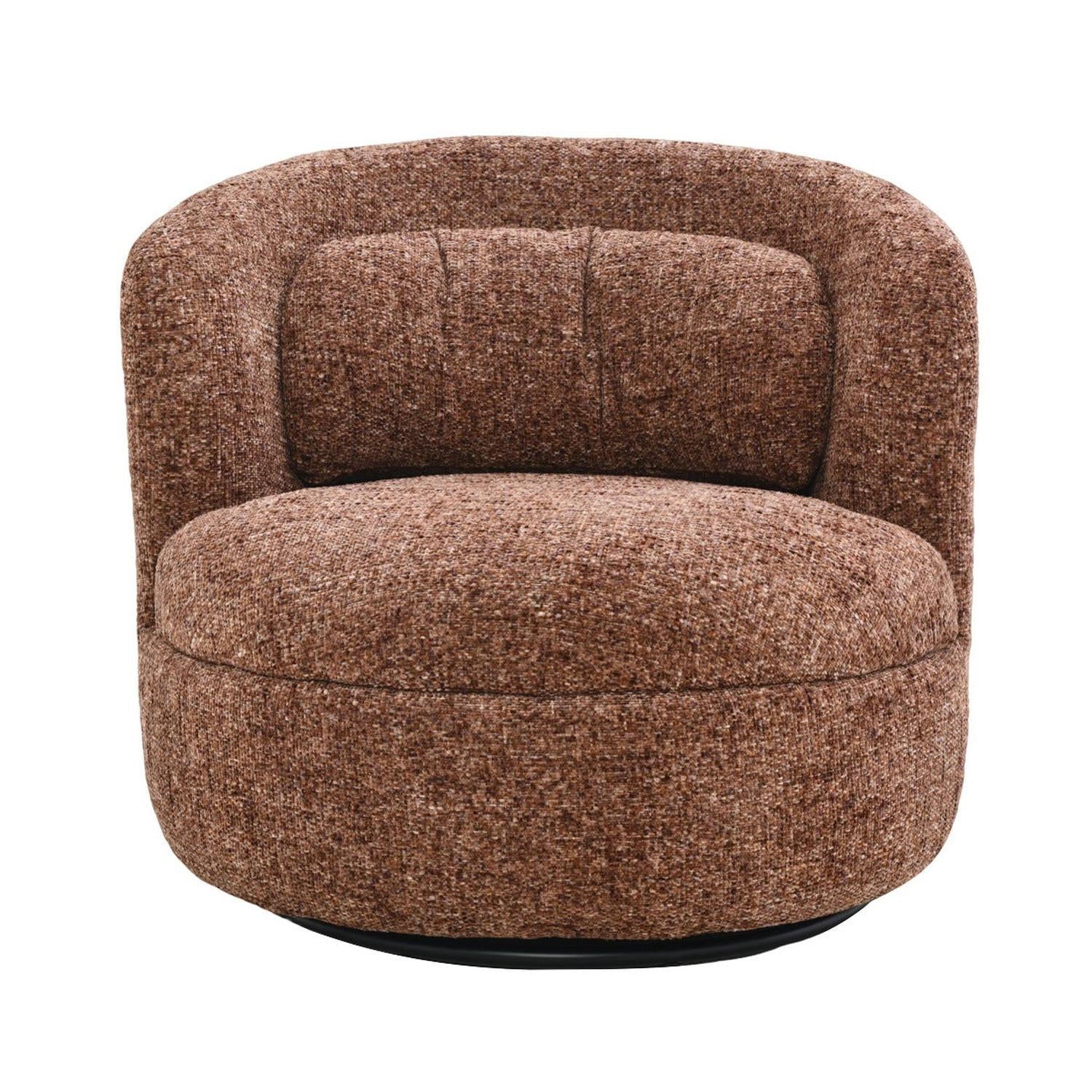 Loungesessel Britt drehbar - Bordeaux-Loungesessel-Livingfurn-le canapé